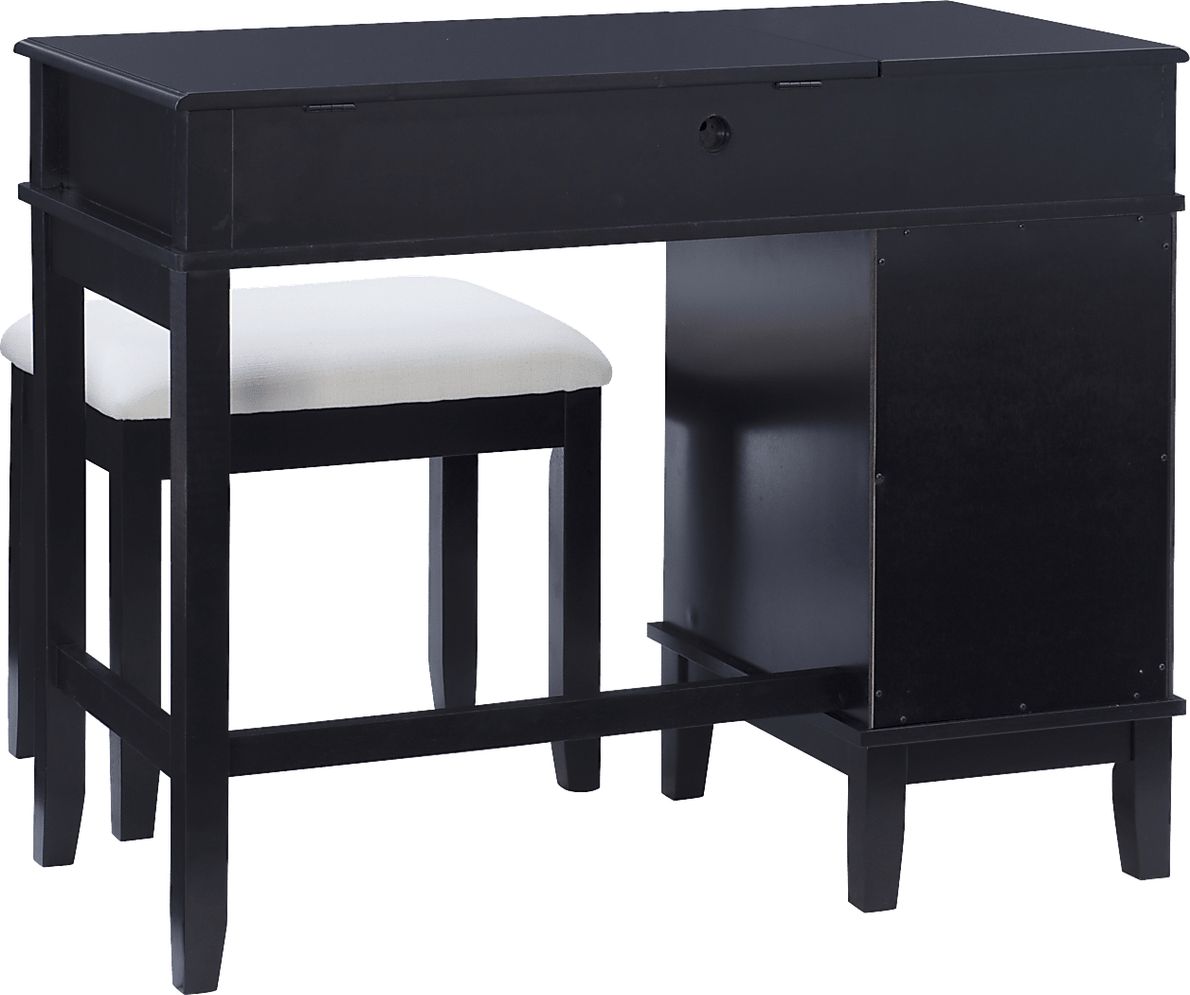 Bream Black Vanity Set Rooms To Go