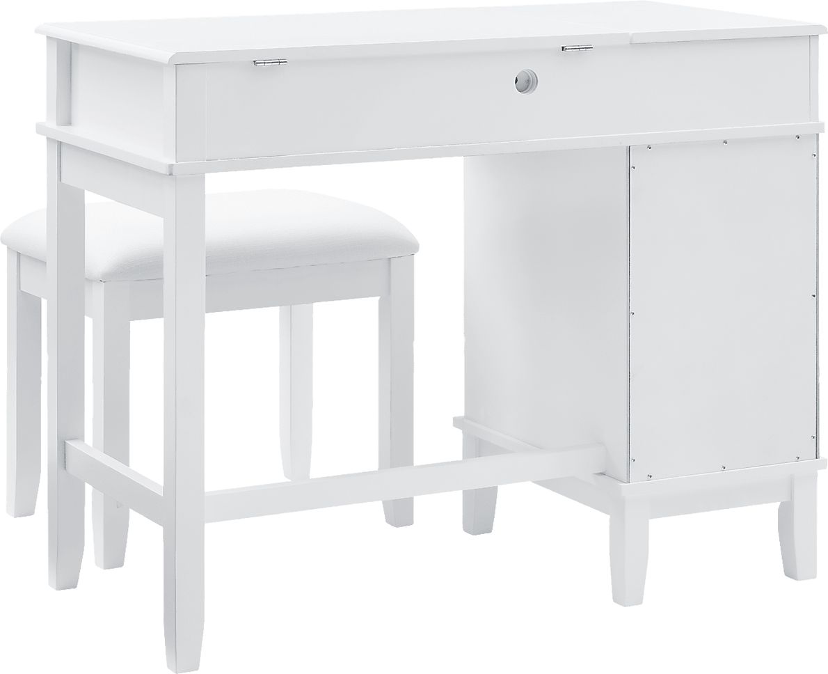 Bream White Vanity Set
