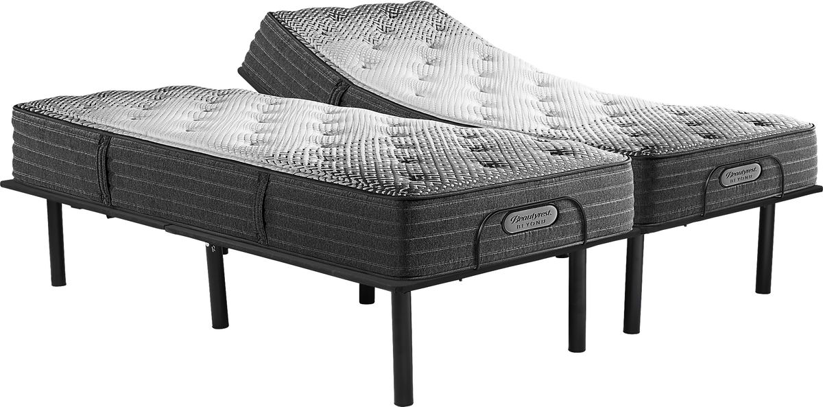Beautyrest Beyond Medium Tight Top Split King Adjustable Mattress Set Rooms to Go