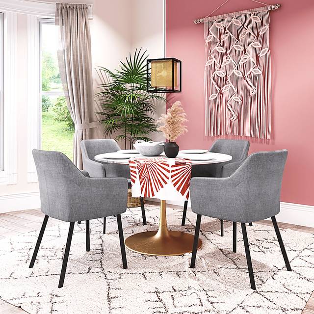 Brecknock Gray Dining Chair - Thumbnail - Image 3