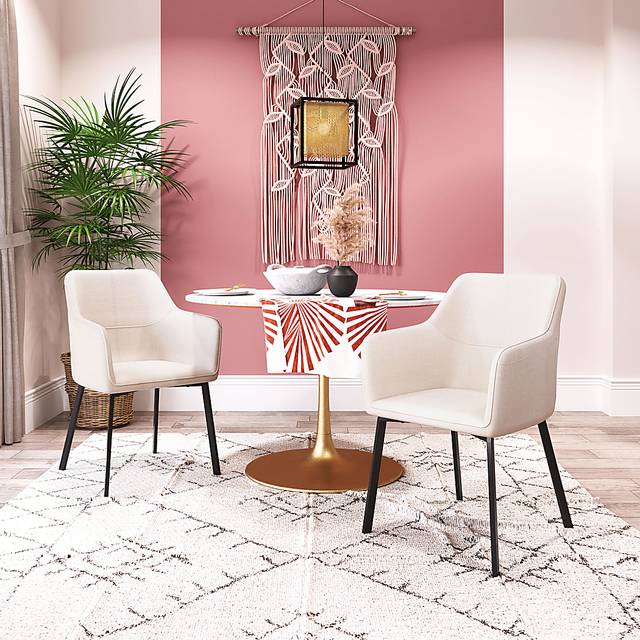 Brecknock White Dining Chair - Thumbnail - Image 2