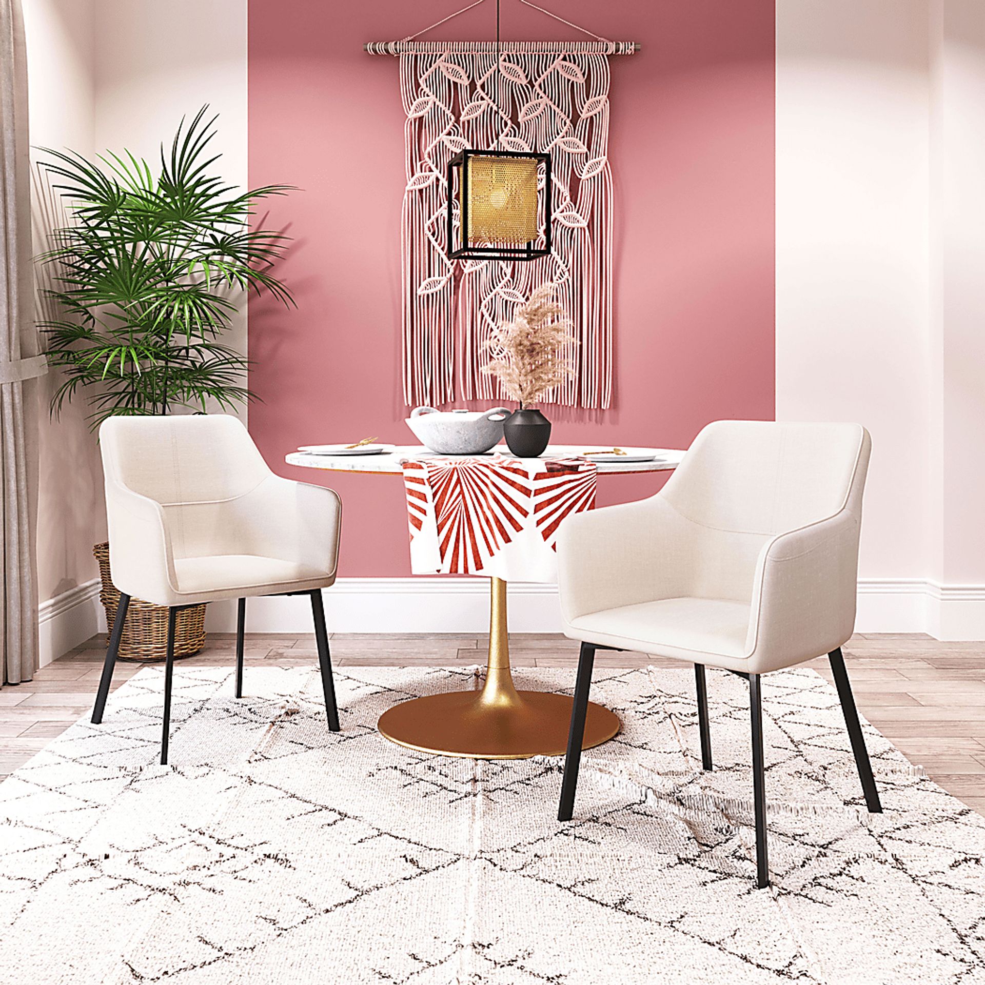 Brecknock White Dining Chair - Image 2