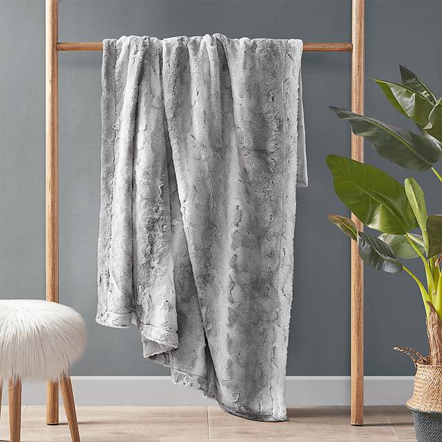 Bregenz Gray Throw Blanket - Thumbnail - Image 3