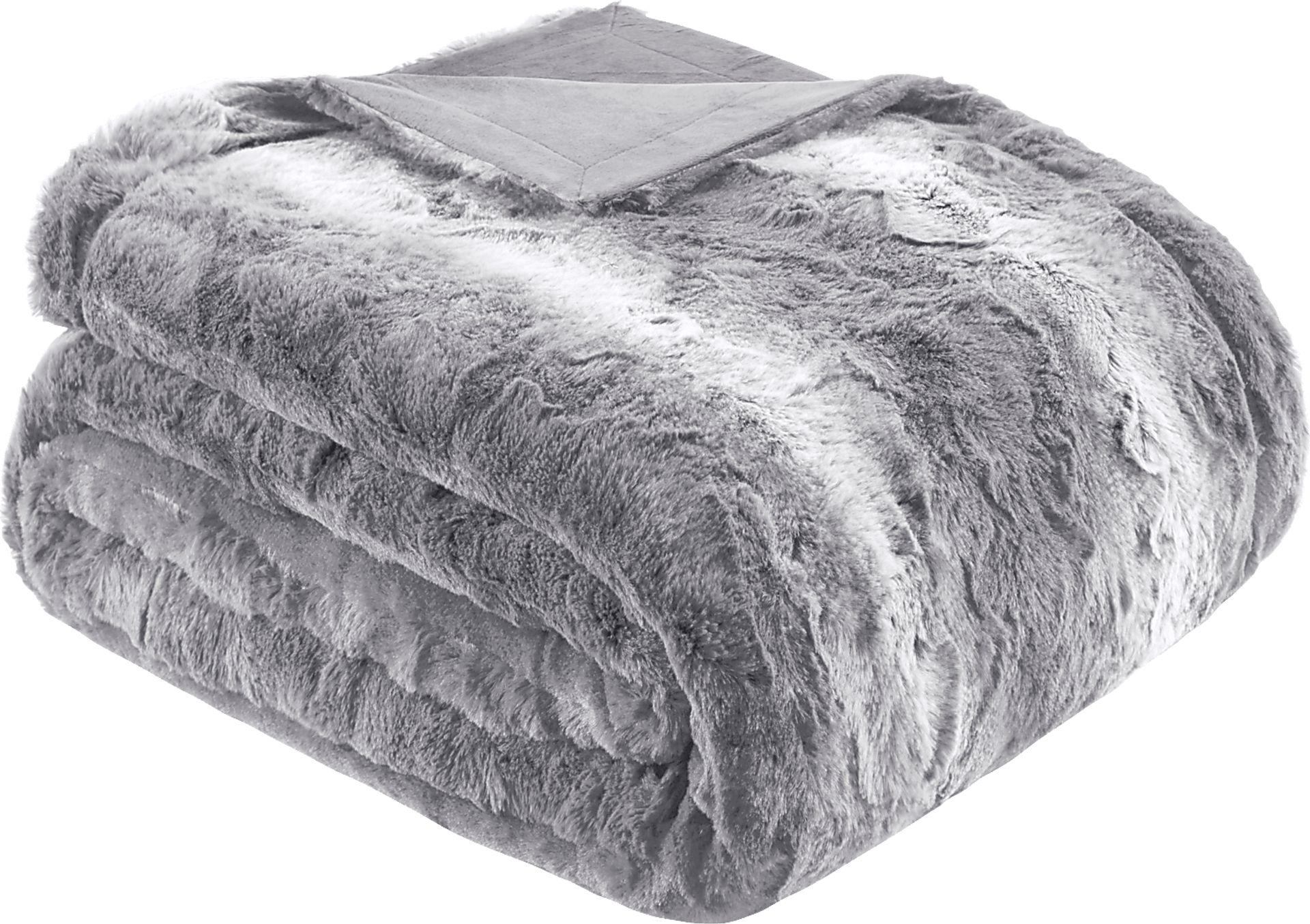 Bregenz Gray Throw Blanket - Image 4