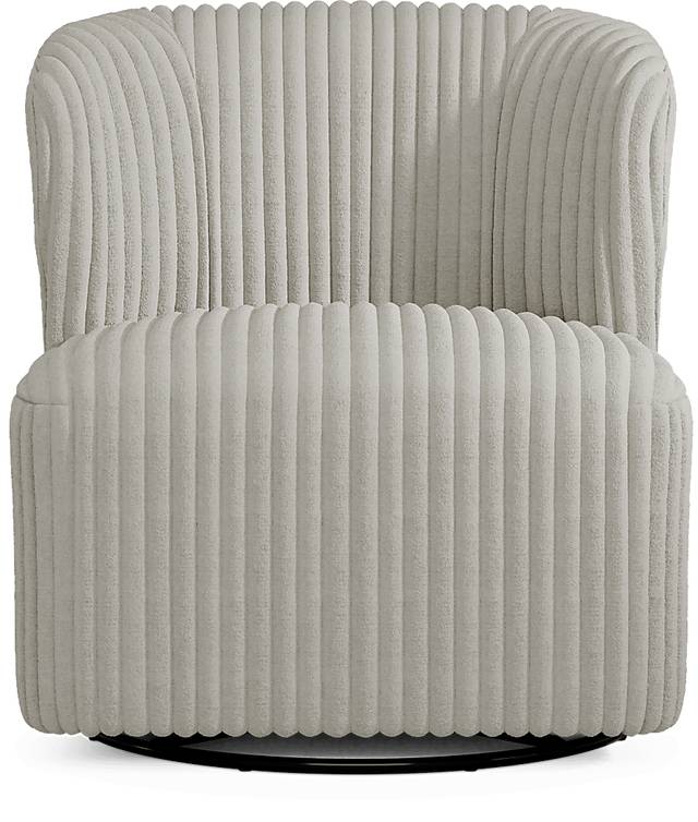 Breigh Gray Swivel Chair - Thumbnail - Image 2