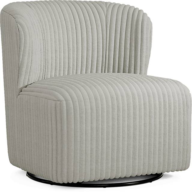 Breigh Gray Swivel Chair - Thumbnail - Image 1