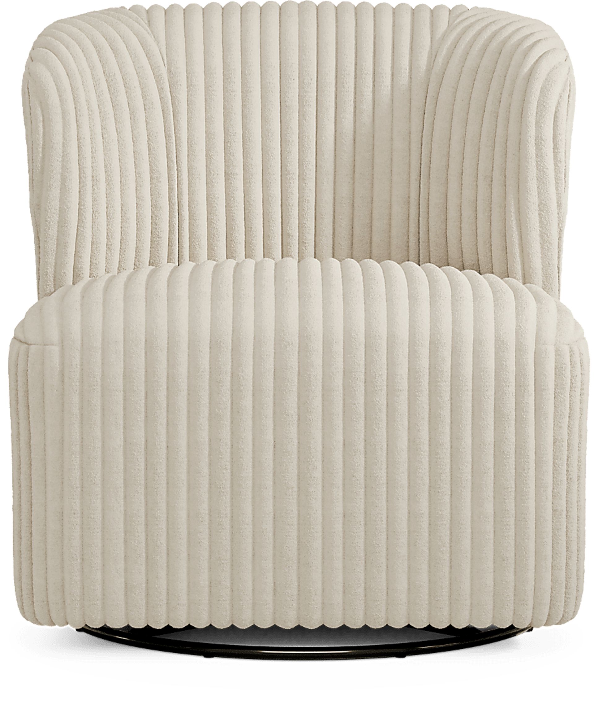 Breigh Ivory Swivel Chair - Image 2
