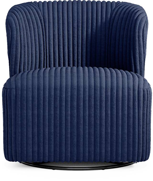 Breigh Midnight Swivel Chair - Thumbnail - Image 2