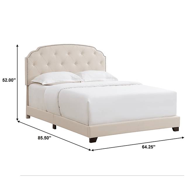 Breland Natural Queen Bed - Thumbnail - Image 9