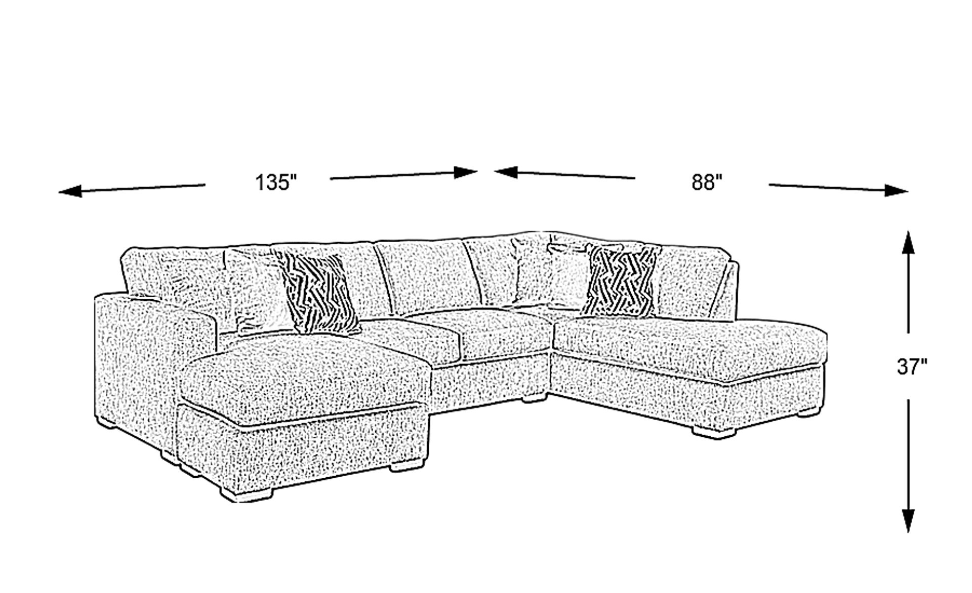 Dimension Image. Please refer to the Dimension Tab on this page for dimension details.