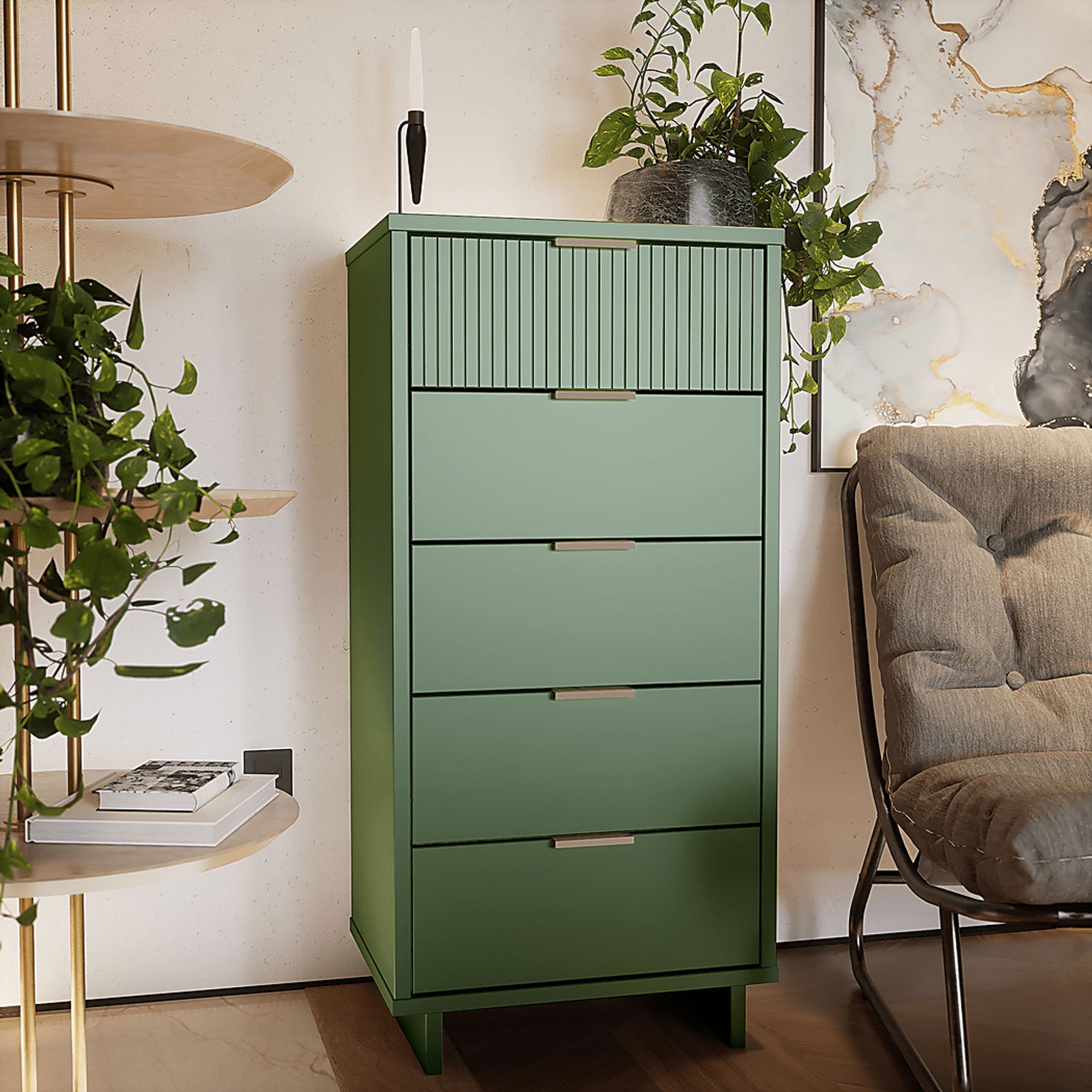 Bremmer I Green Dresser - Image 2