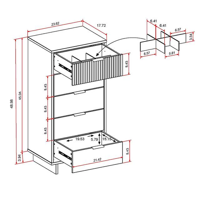 Bremmer I White Dresser - Thumbnail - Image 12