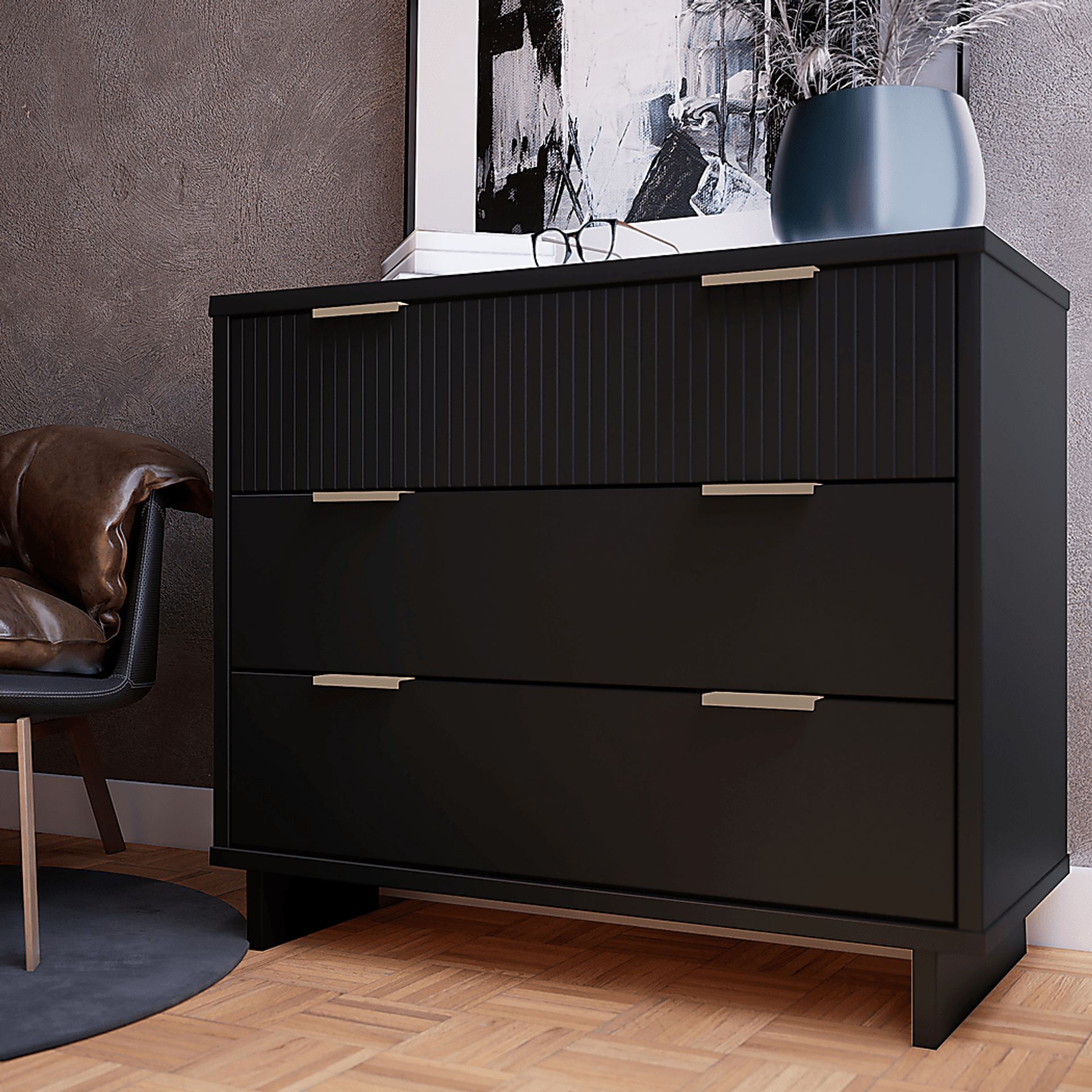Bremmer II Black Dresser - Image 2