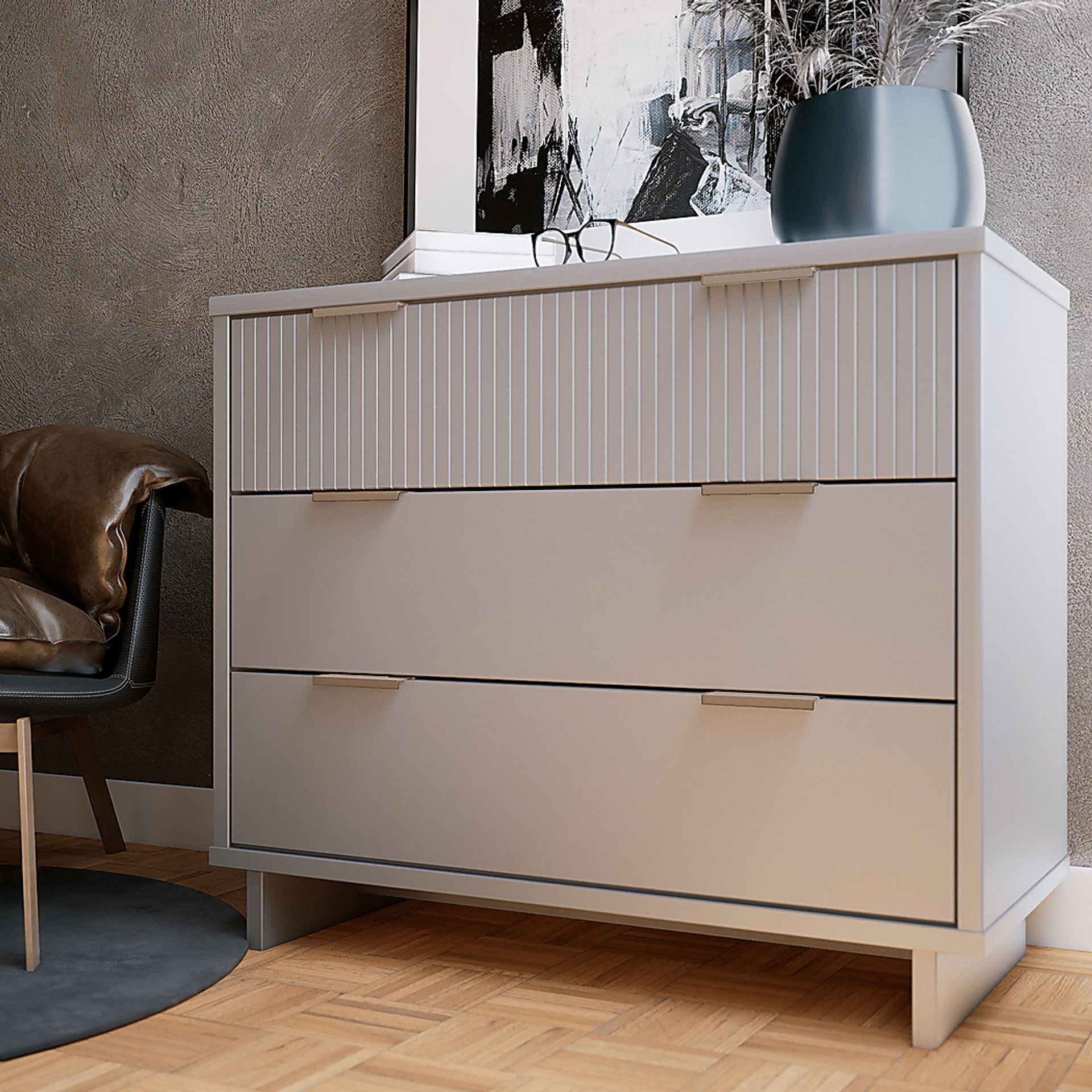 Bremmer II Light Gray Dresser - Image 2