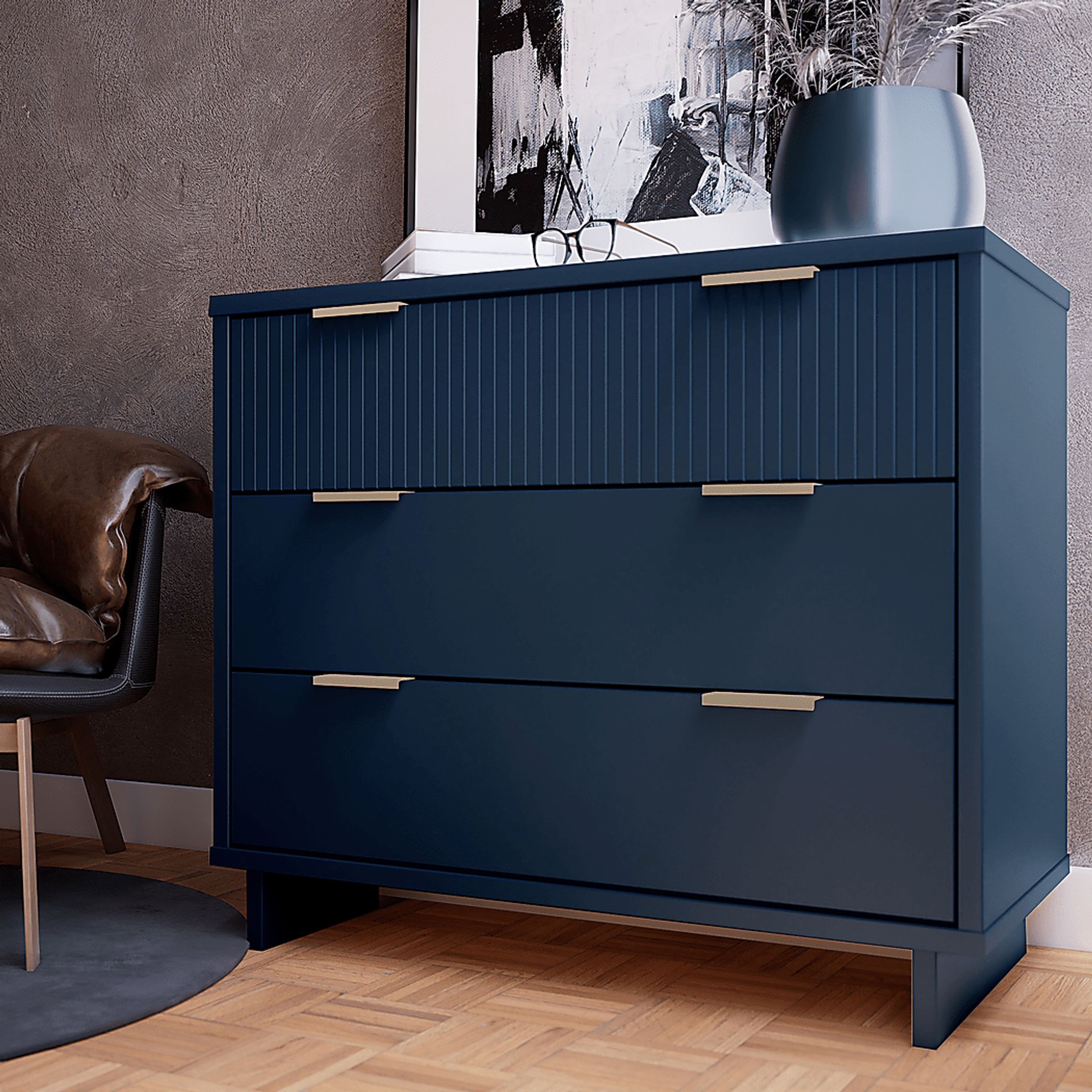 Bremmer II Midnight Blue Dresser - Image 2