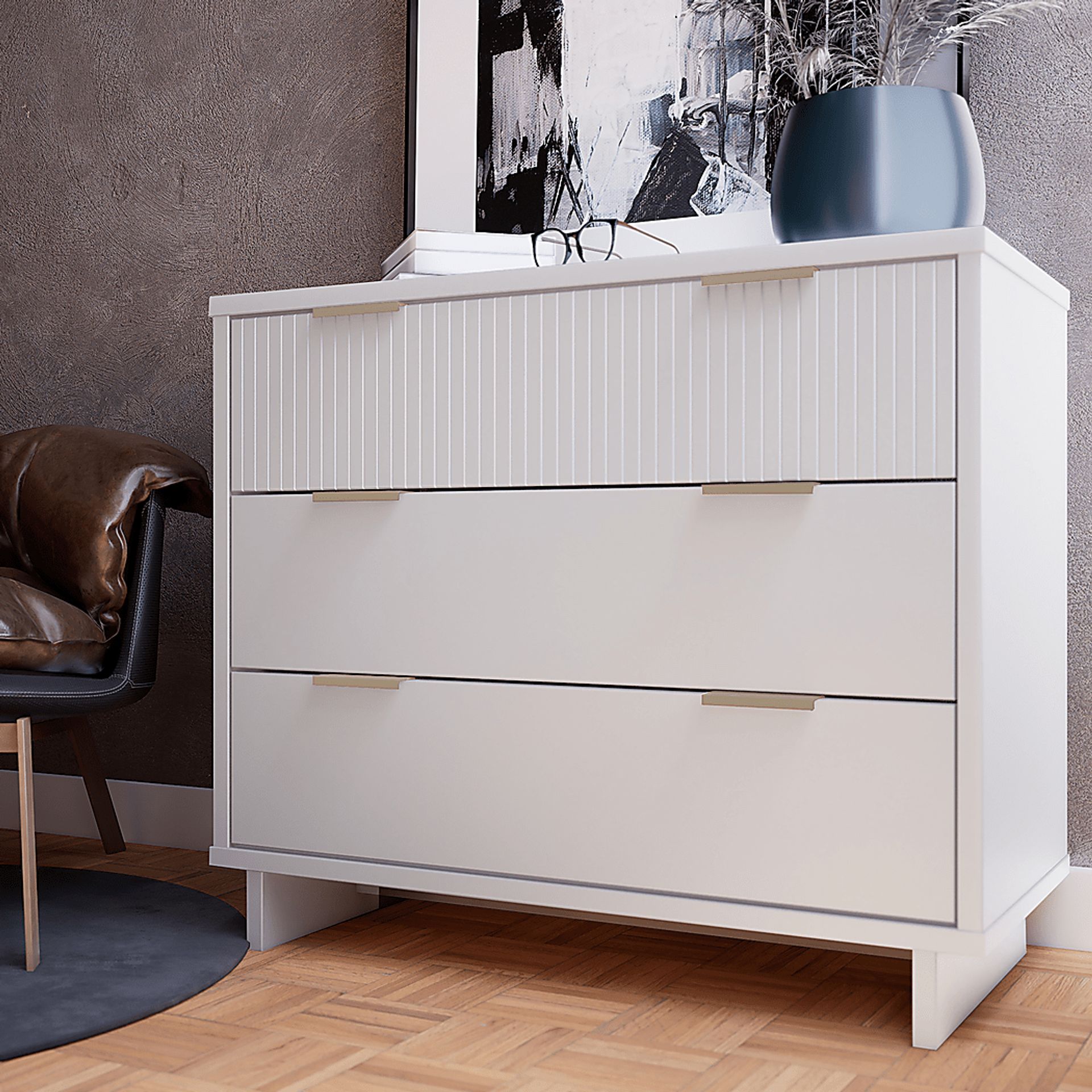 Bremmer II White Dresser - Image 2