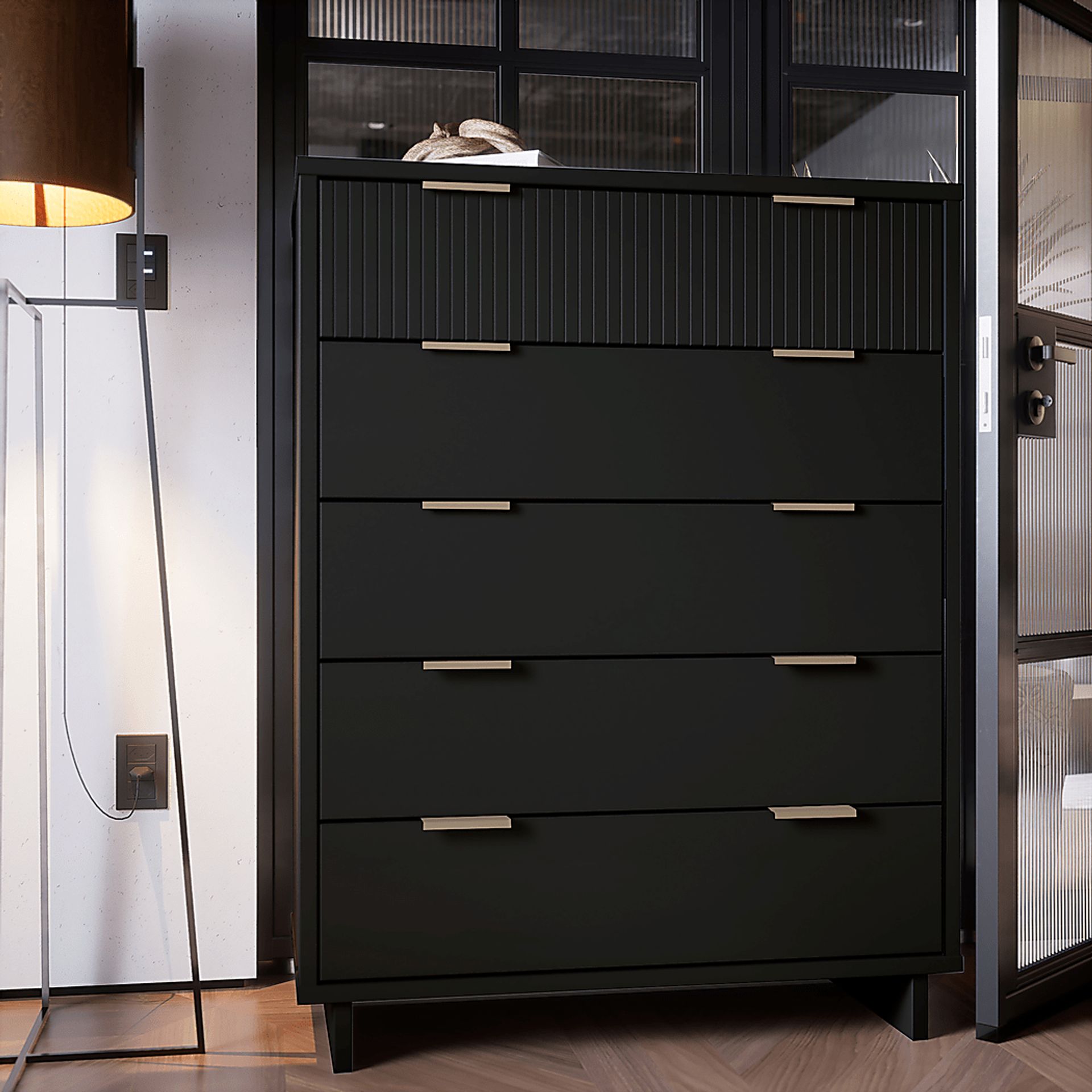Bremmer III Black Dresser - Image 2