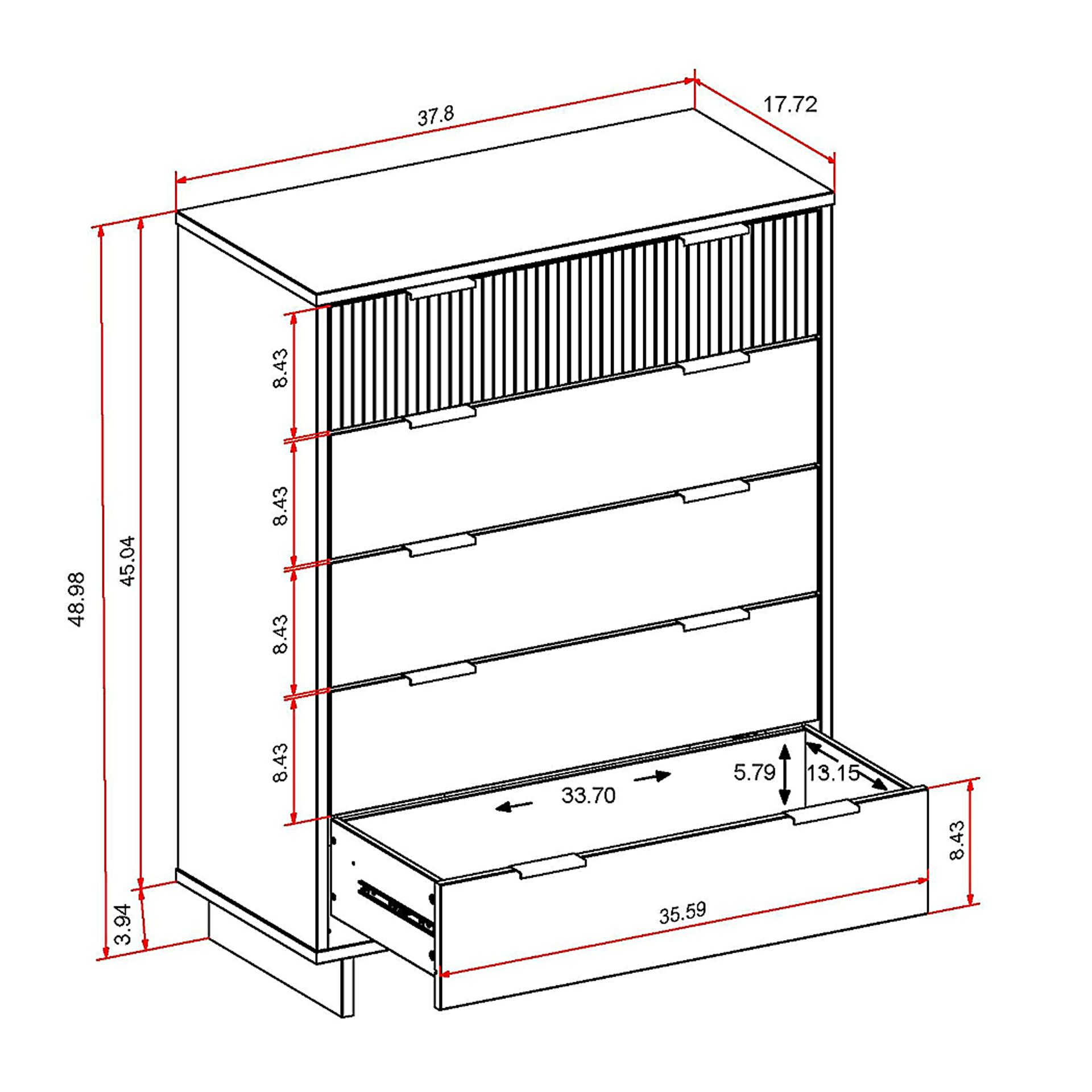 Bremmer III Green Dresser - Image 9