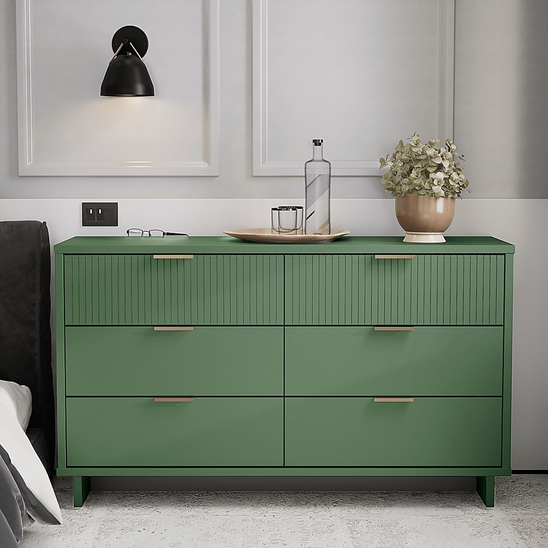 Bremmer IV Green Dresser - Image 2