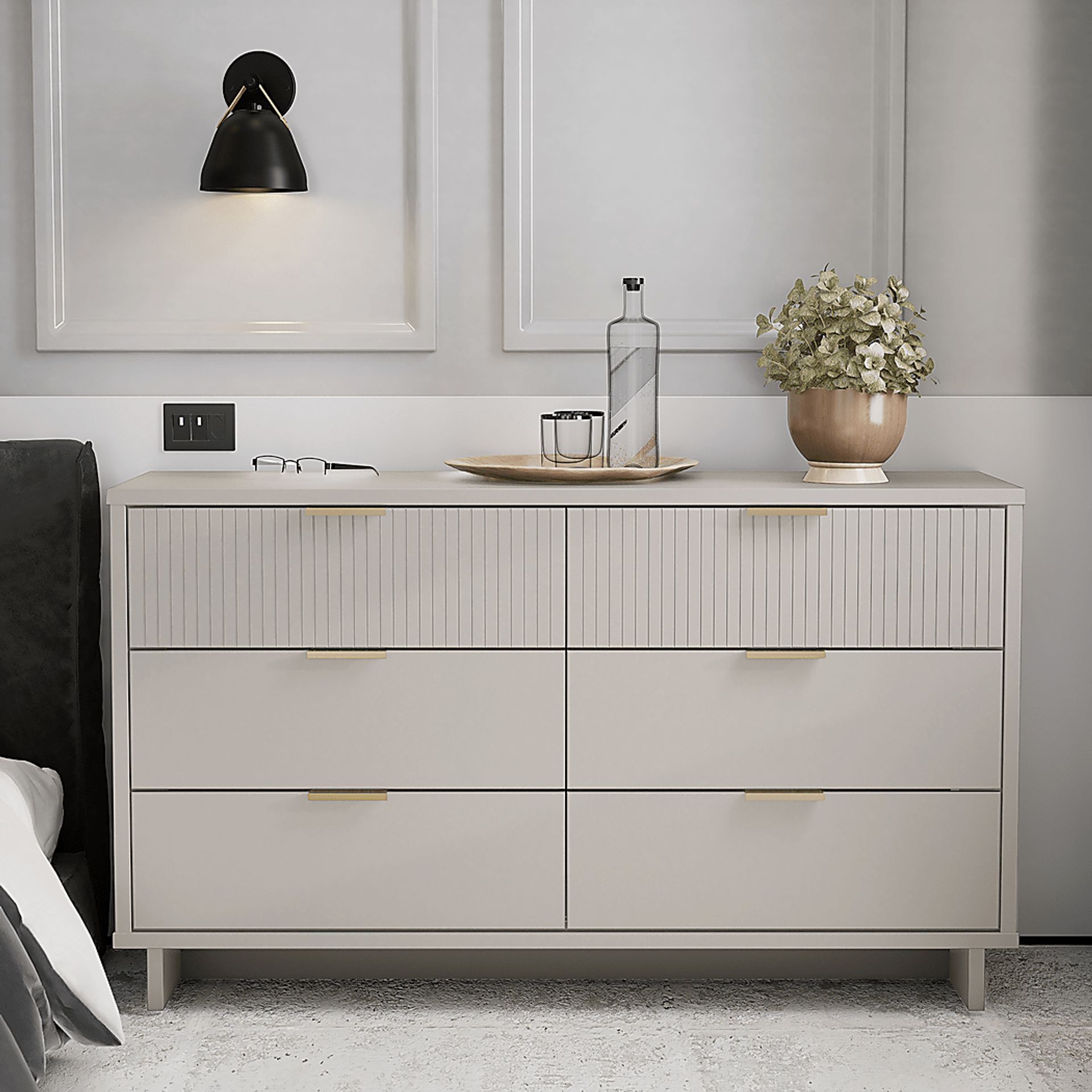 Bremmer IV Light Gray Dresser - Image 2