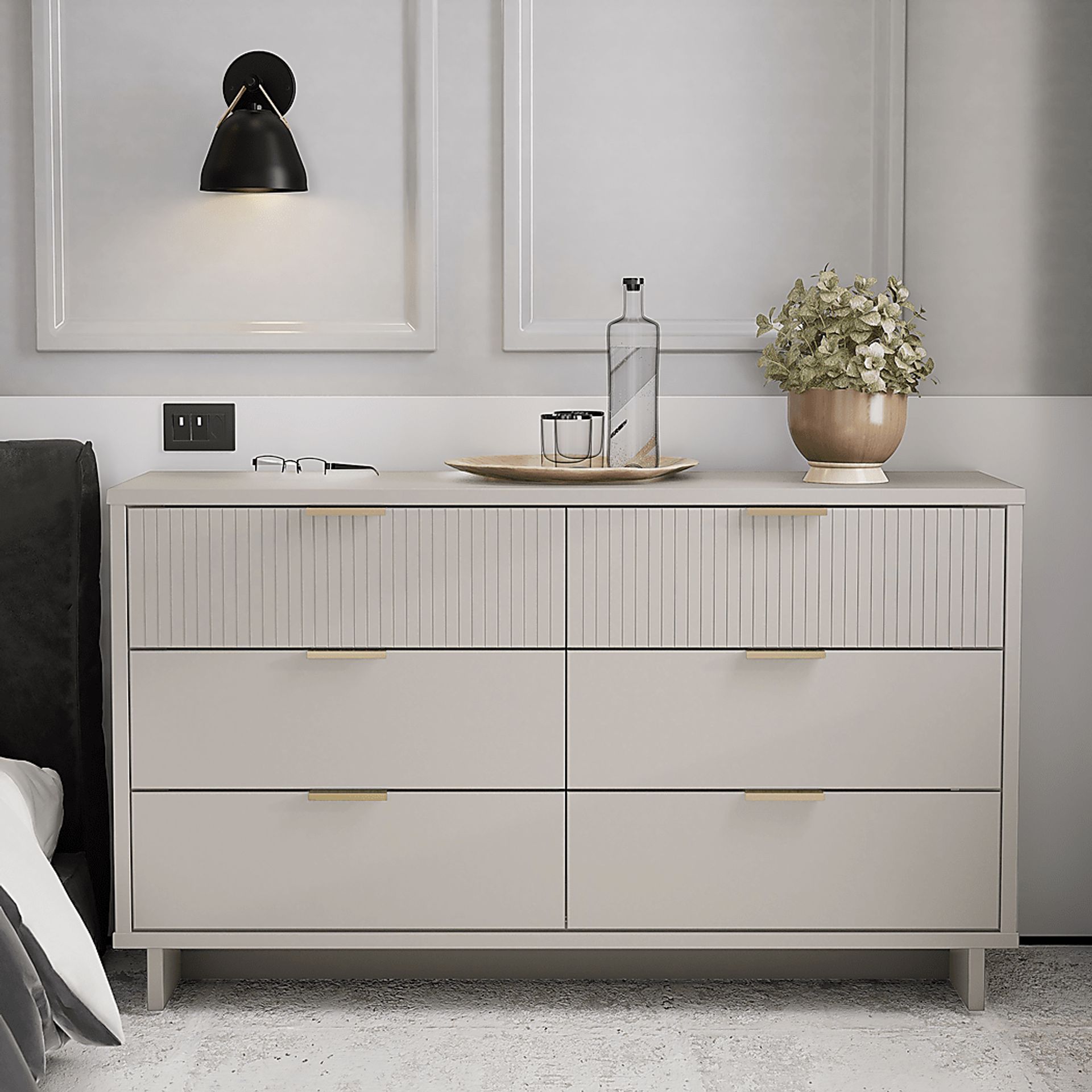 dresser light grey Noa Dresser - Light Grey - Scan Design