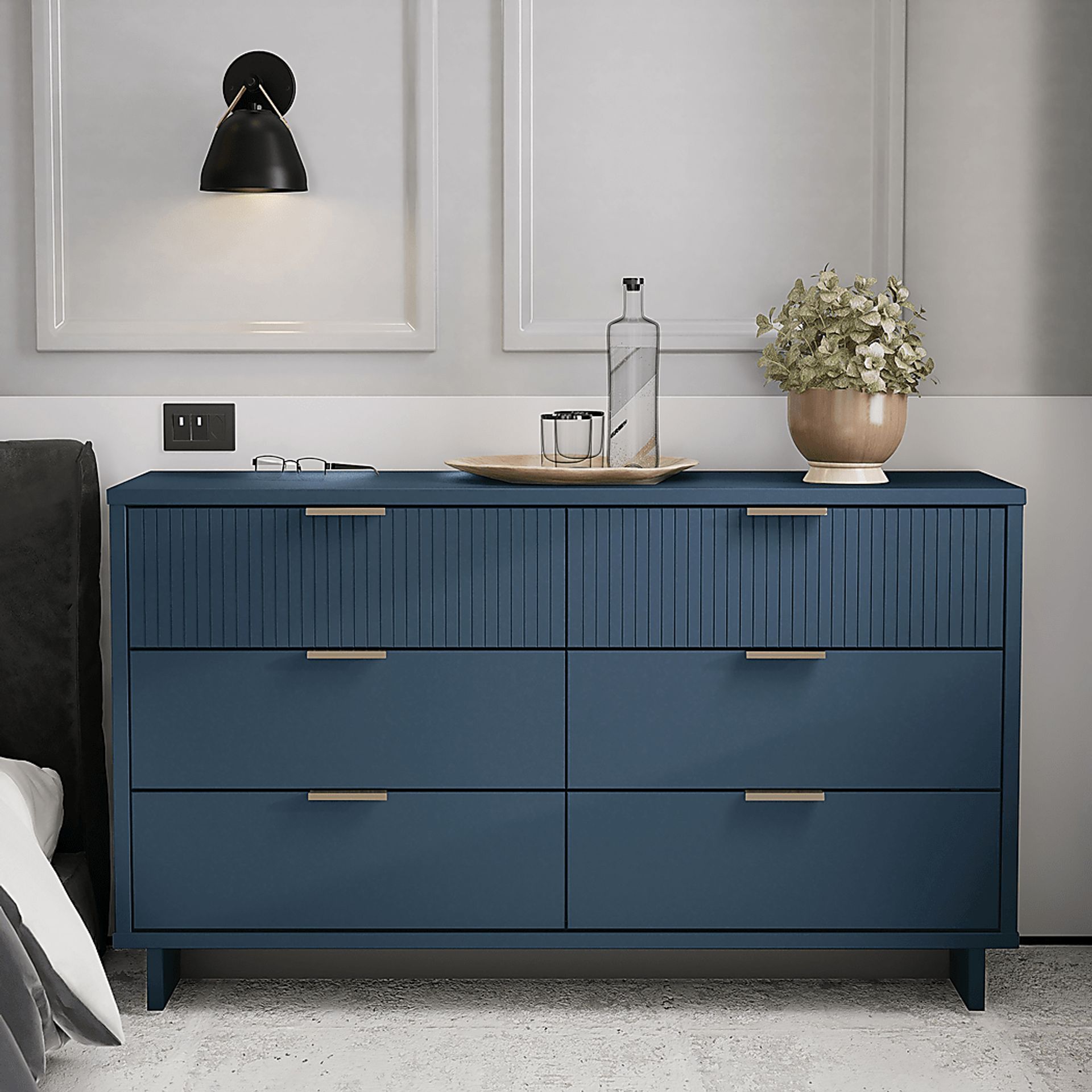 Bremmer IV Midnight Blue Dresser - Image 2