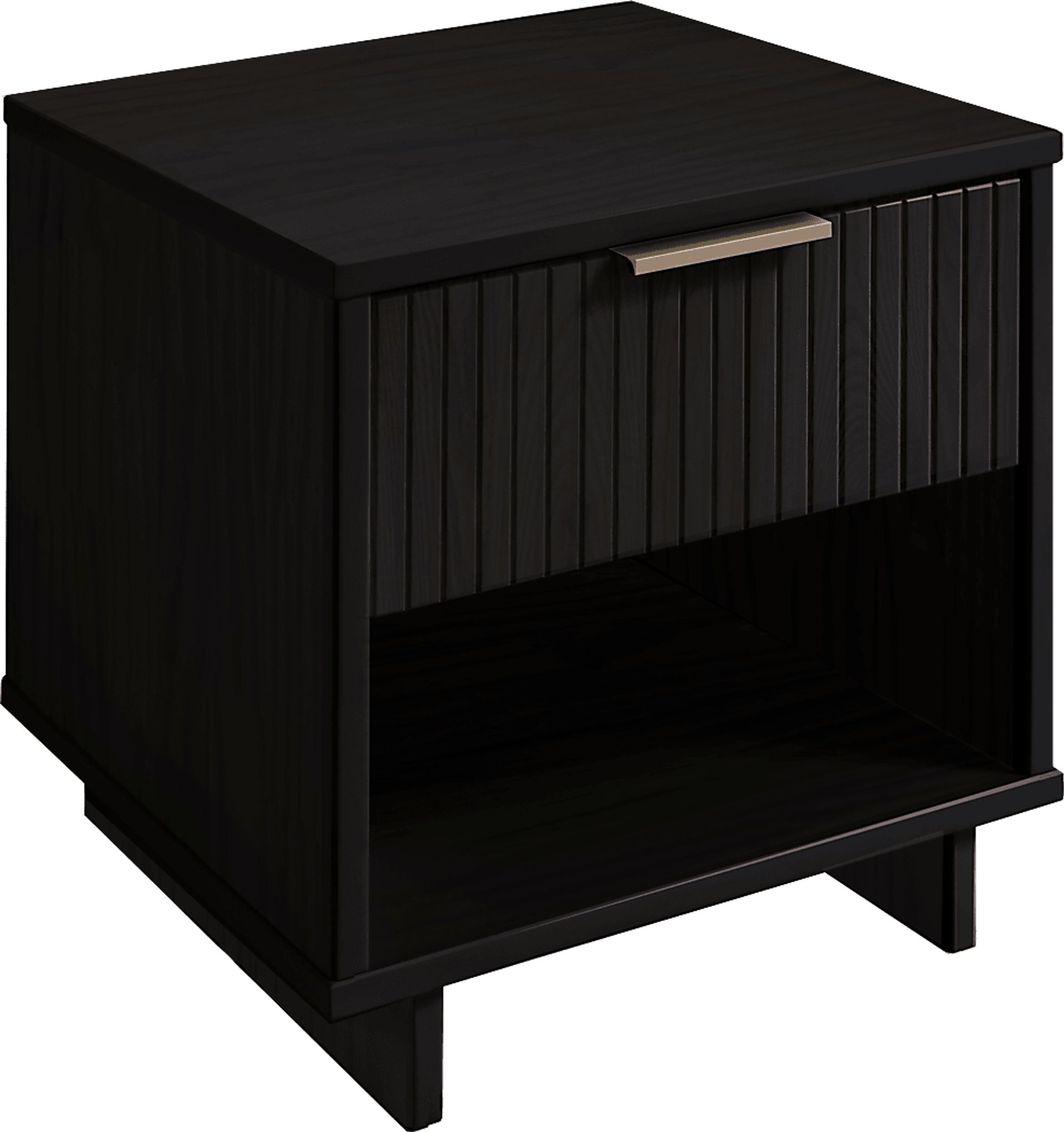 Bremmer V Black Nightstand - Image 6