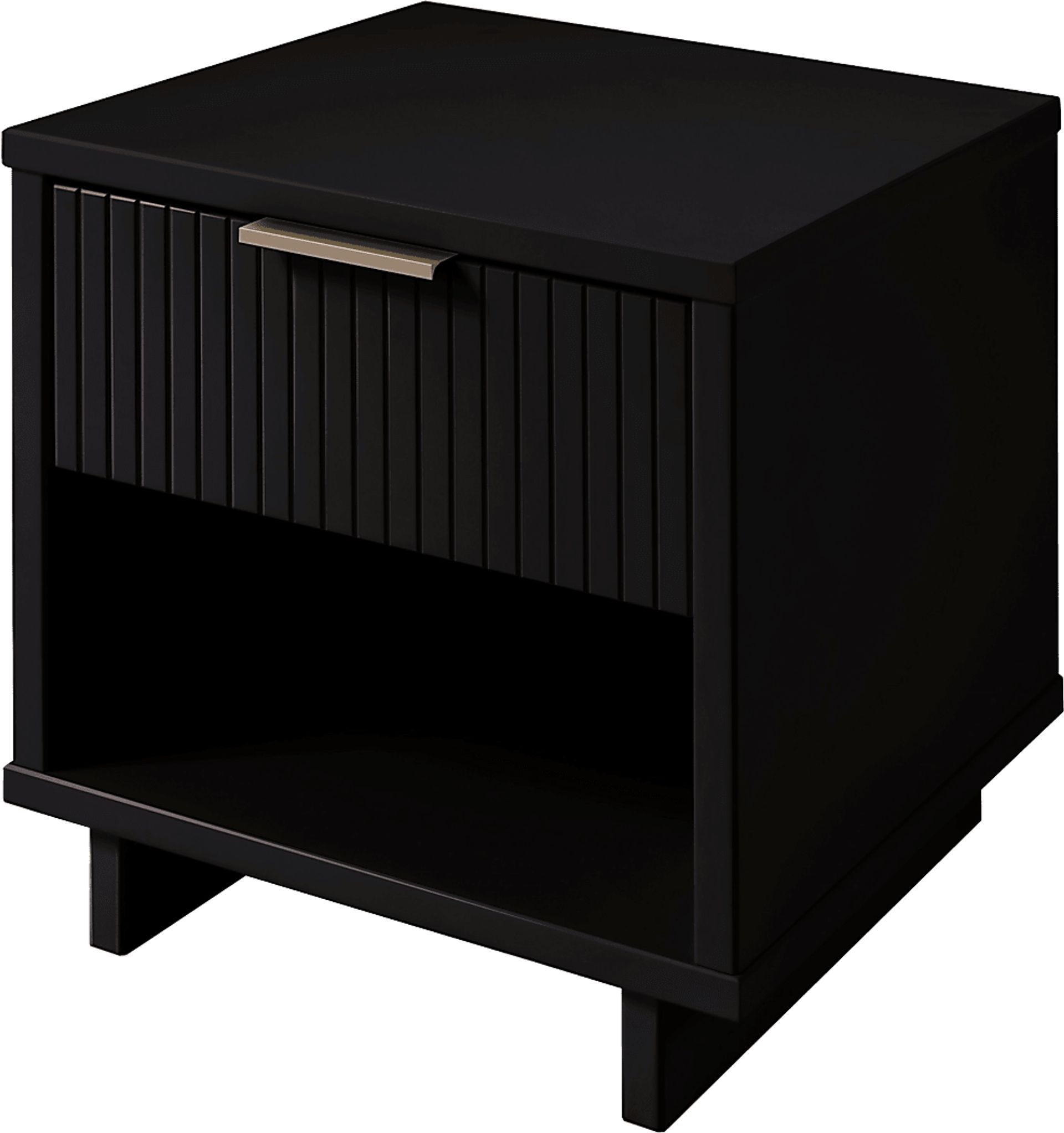 Bremmer V Black Nightstand - Image 5