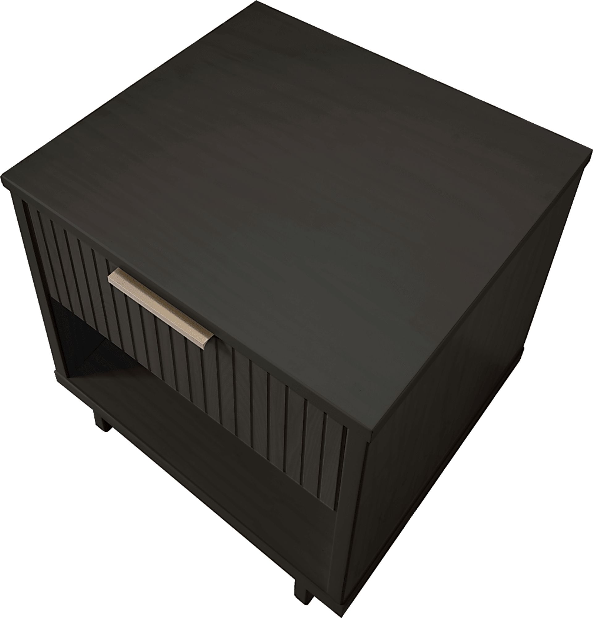 Bremmer V Dark Gray Nightstand - Image 7