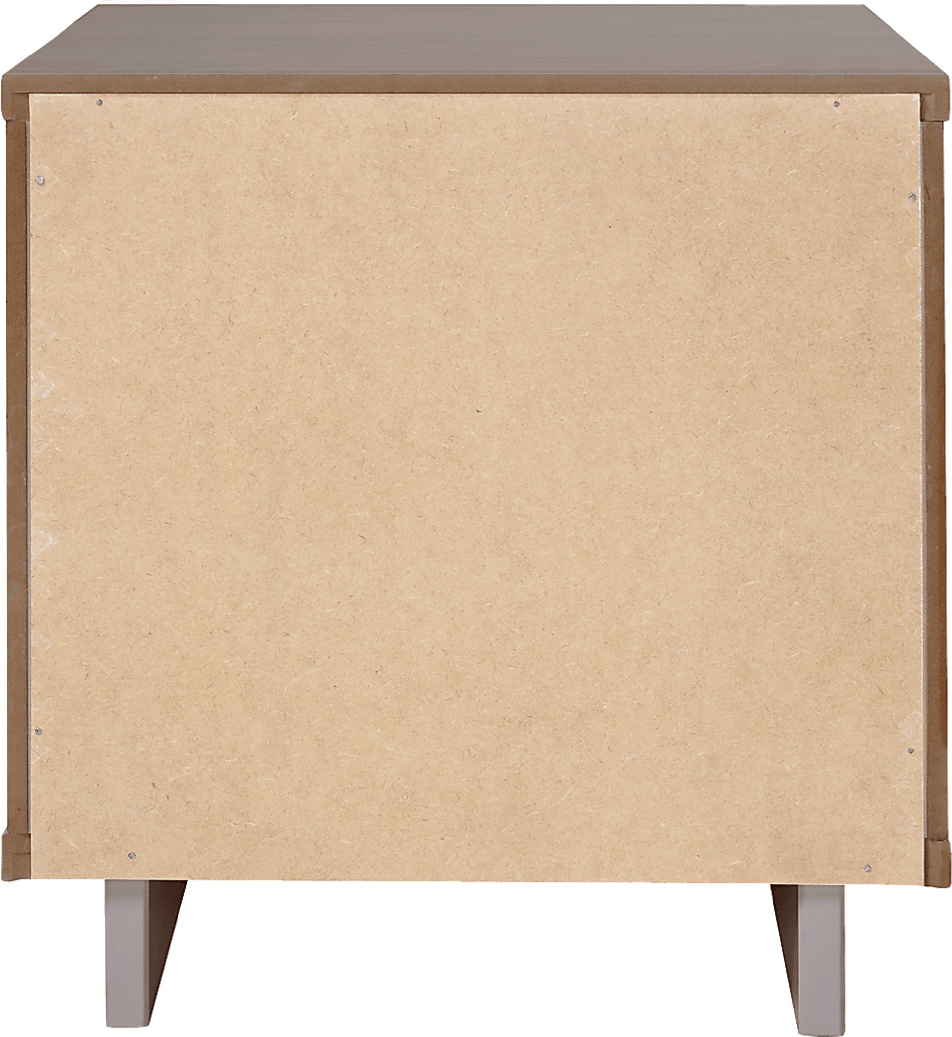 Bremmer V Light Gray Nightstand - Image 4