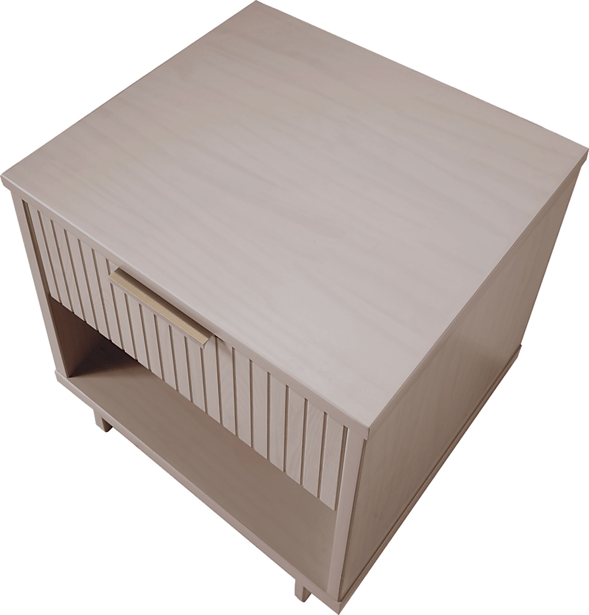 Bremmer V Light Gray Nightstand - Image 8