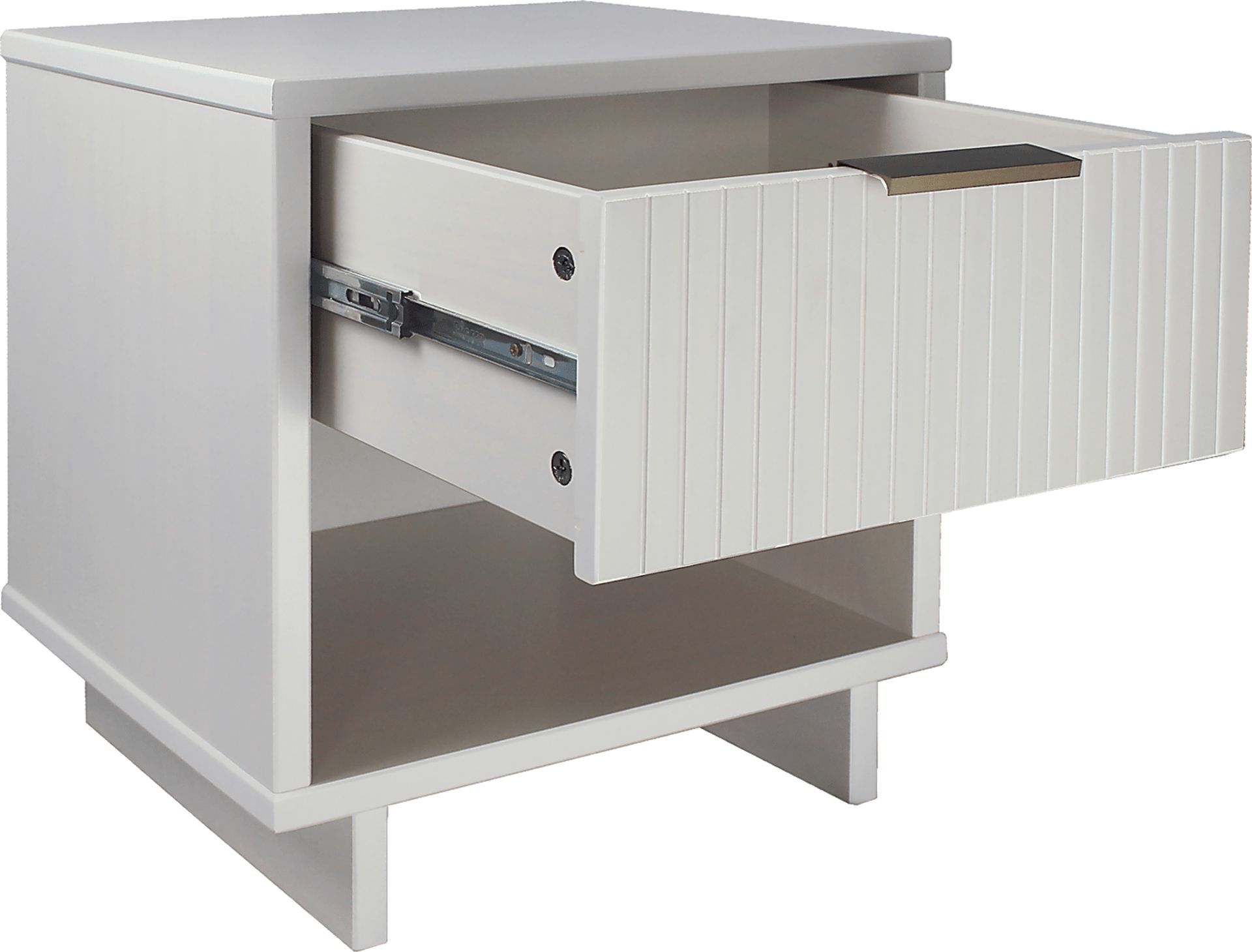 Bremmer V White Nightstand - Image 7