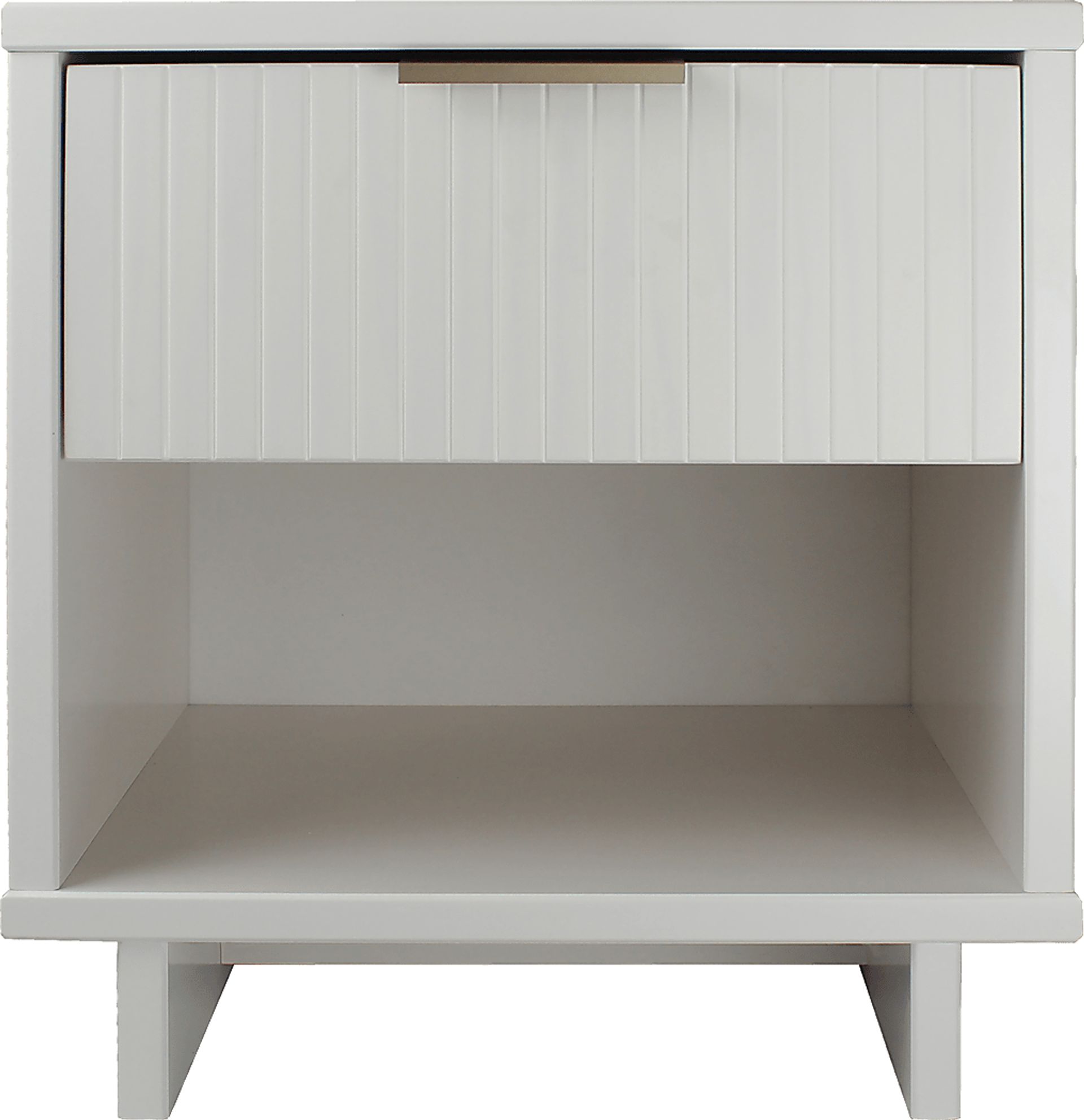 Bremmer V White Nightstand - Image 1