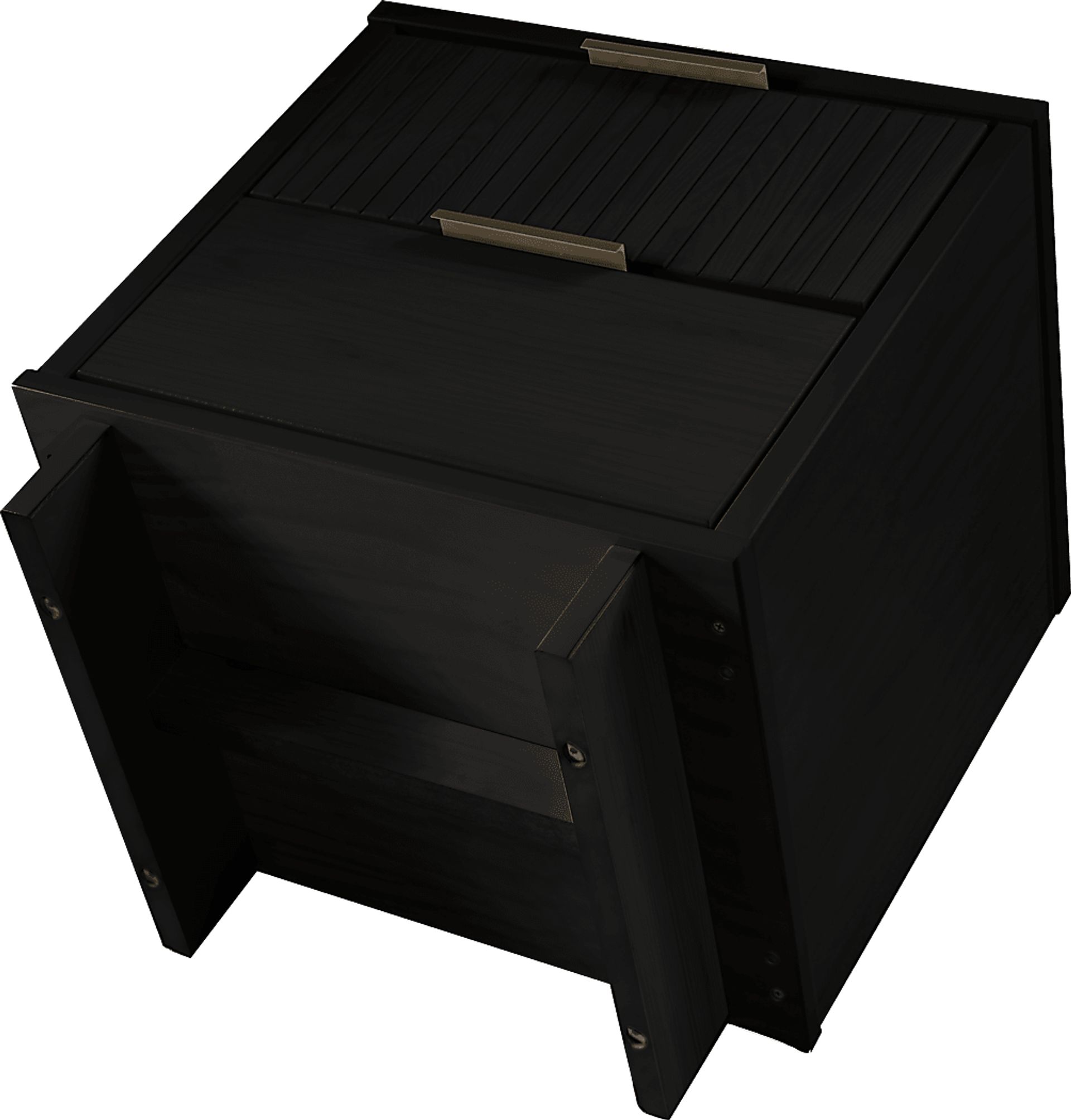 Bremmer VI Black Nightstand - Image 4