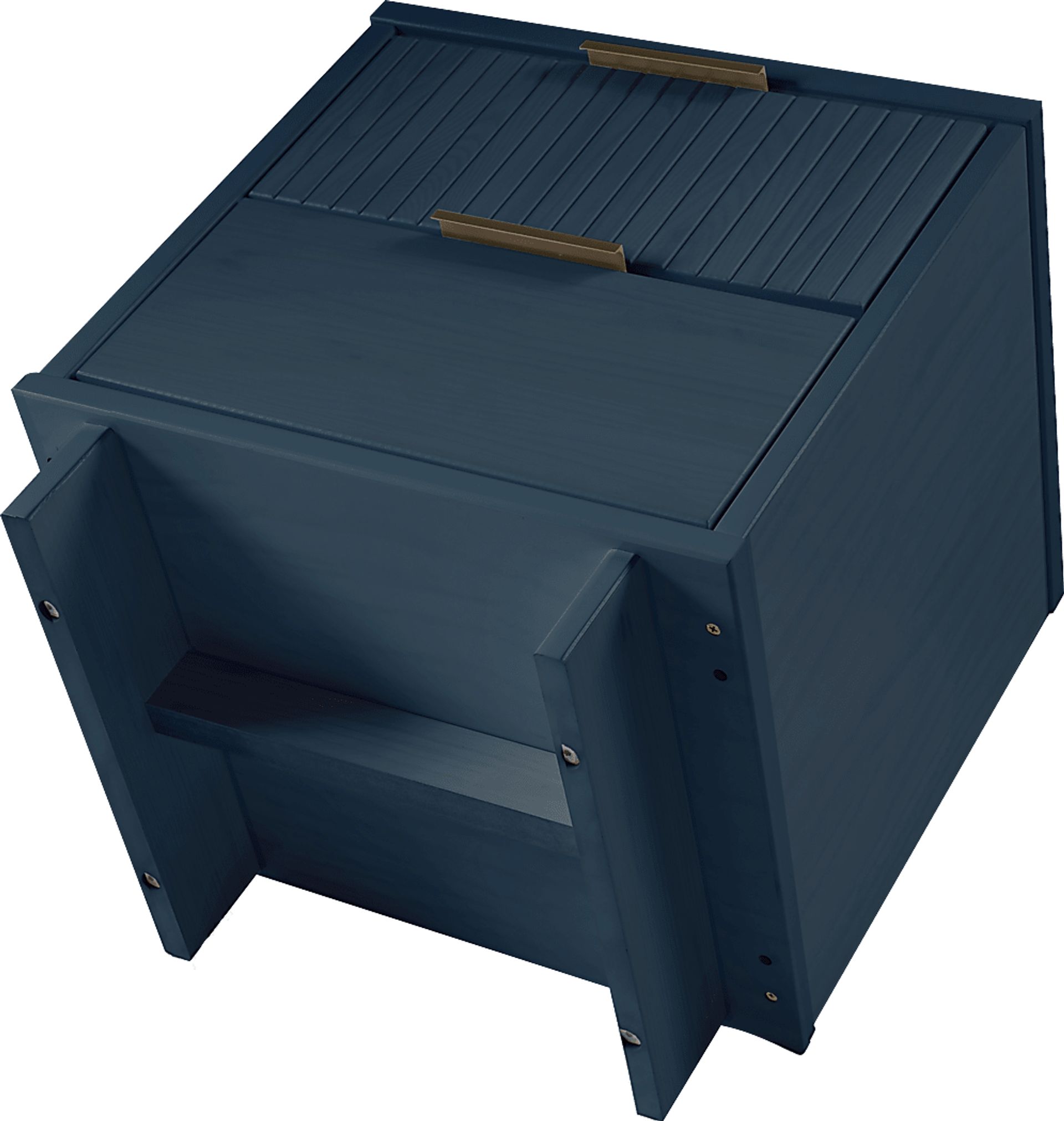 Bremmer VI Midnight Blue Nightstand - Image 4