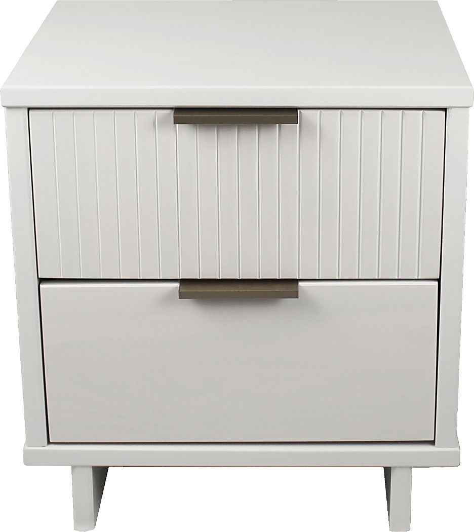 Bremmer VI White Nightstand