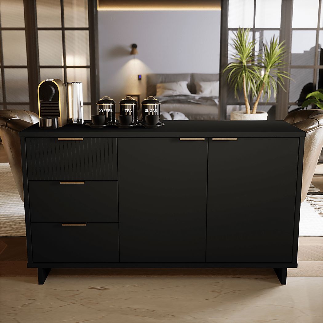 Bremmer VII Black Sideboard - Thumbnail 2