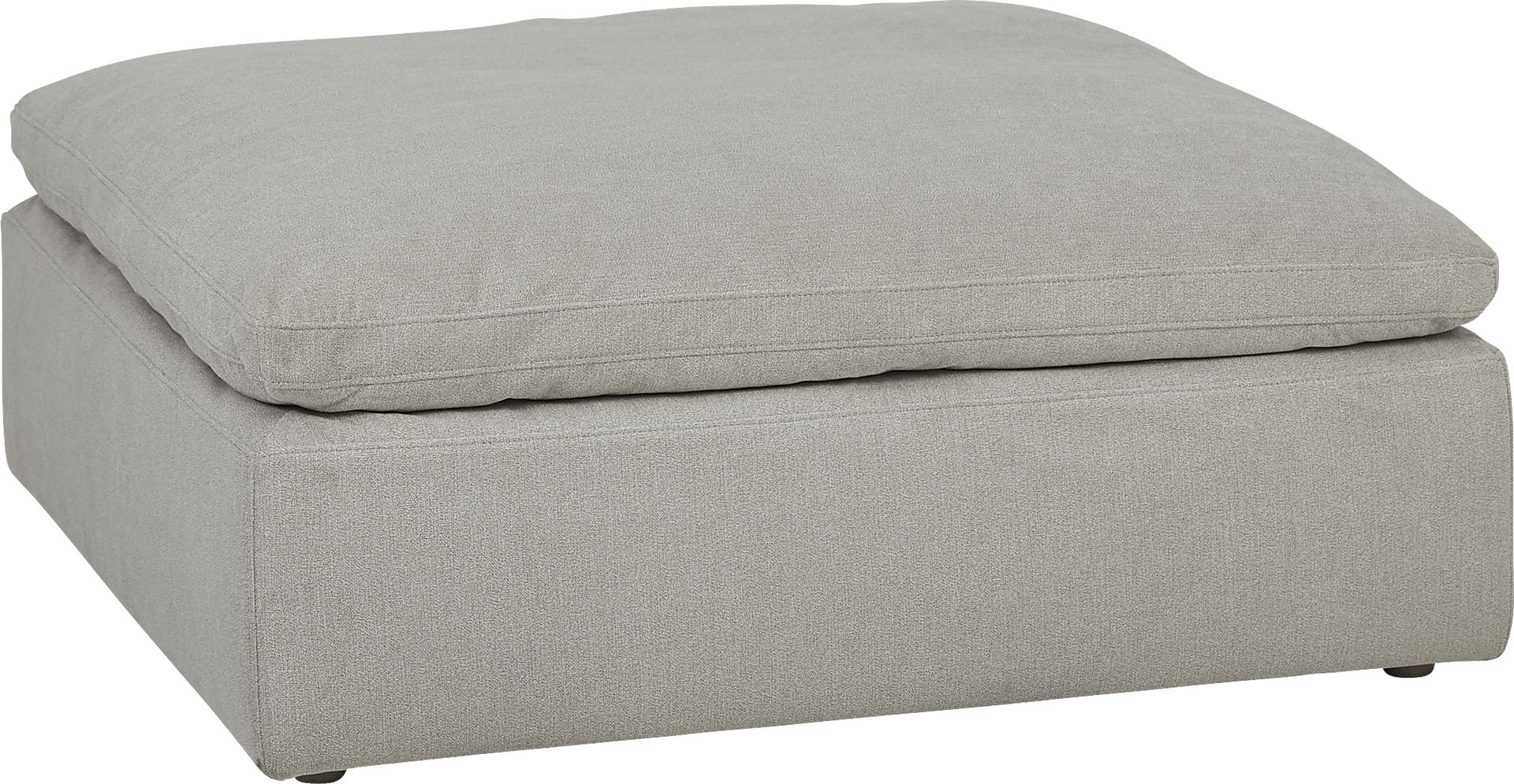 Brendan Gray Ottoman - Image 1