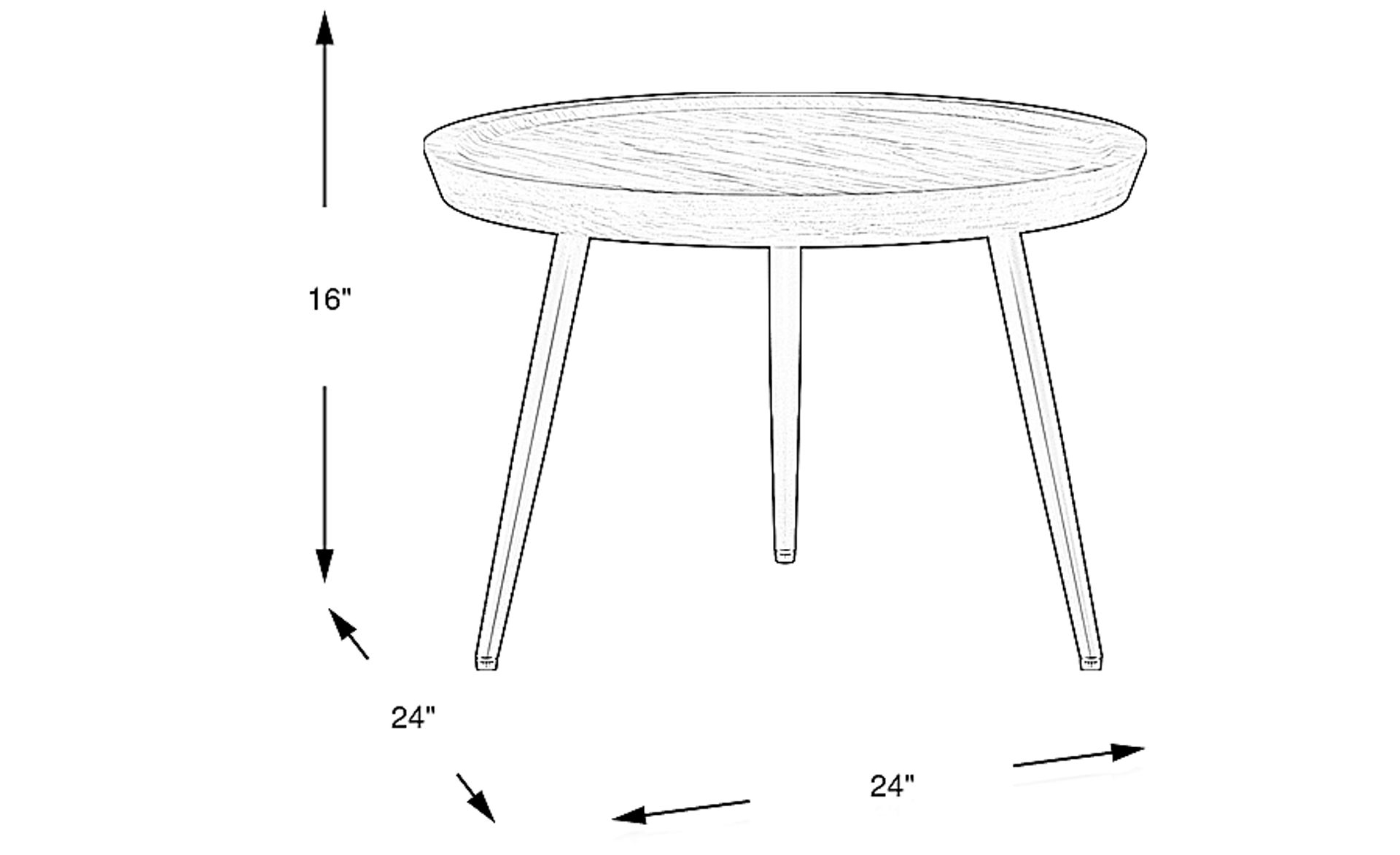 Dimension Image. Please refer to the Dimension Tab on this page for dimension details.
