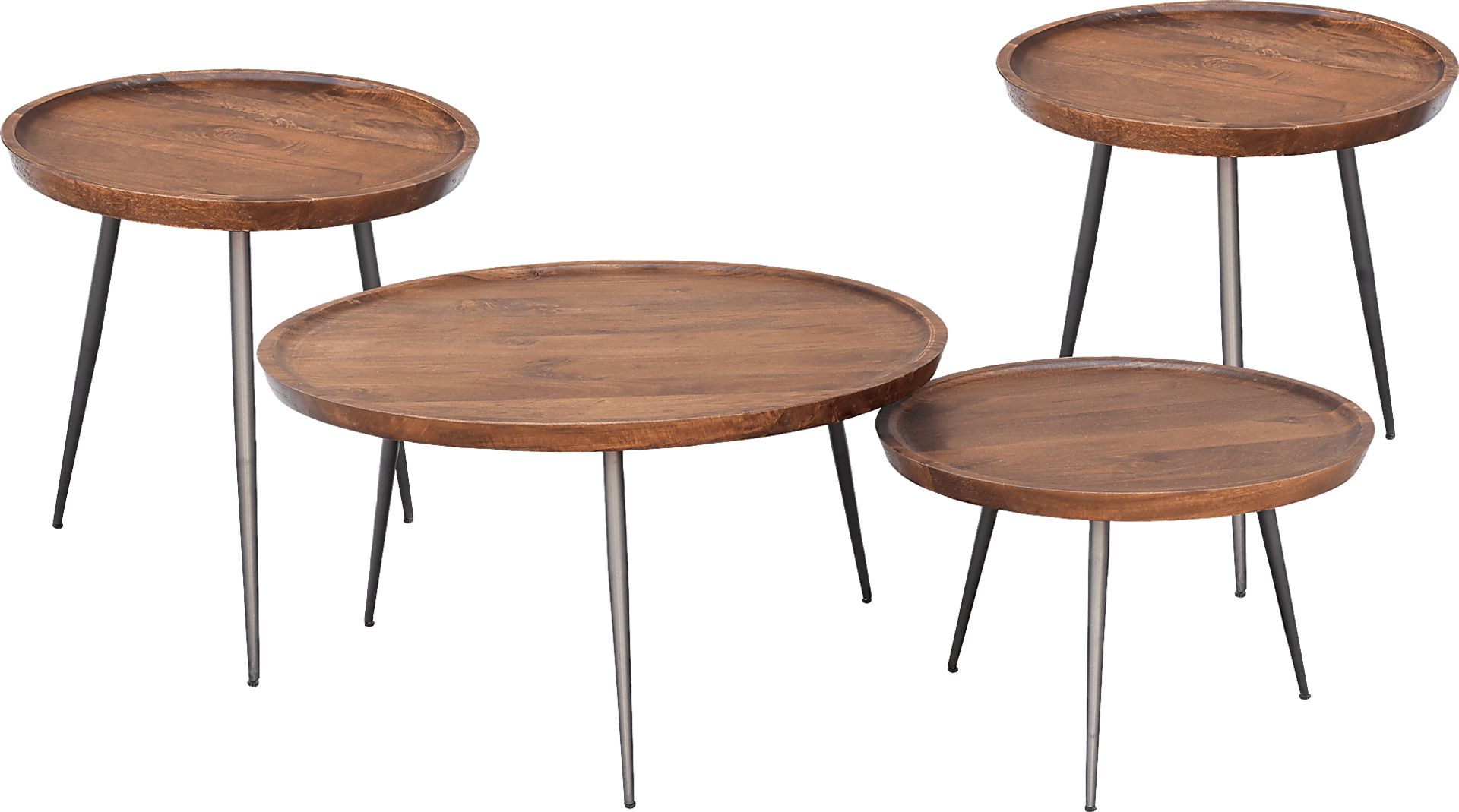 Brendleton Brown 4 Pc Table Set - Image 1