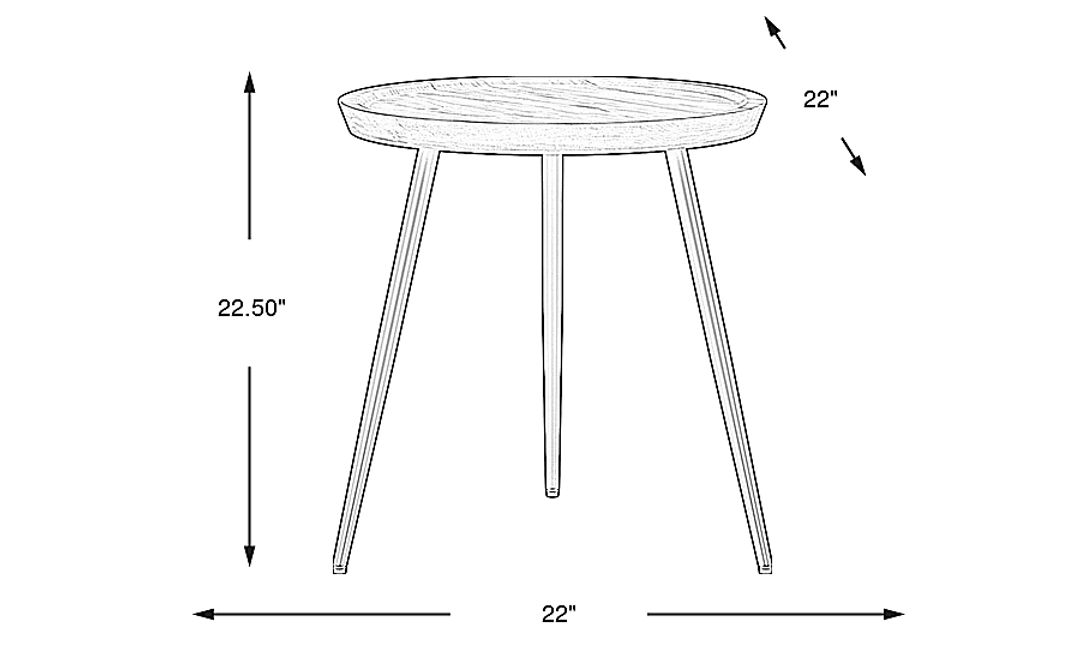 Brendleton Brown End Table