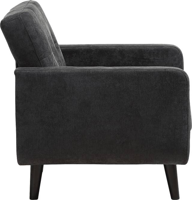 Breneman Charcoal Accent Chair - Thumbnail - Image 4