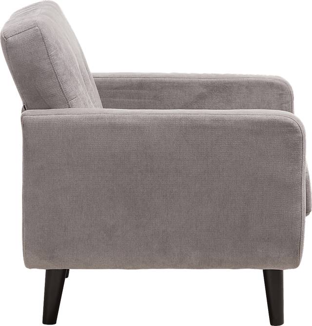 Breneman Gray Accent Chair - Thumbnail - Image 4