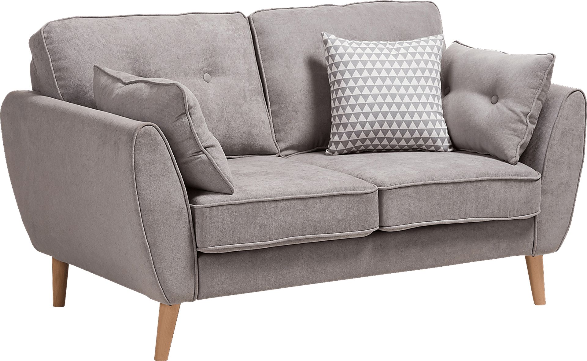 Breneman Gray Loveseat - Image 3