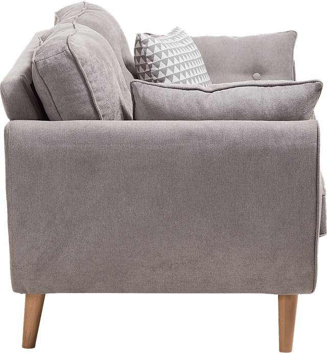 Breneman Gray Loveseat - Thumbnail - Image 4