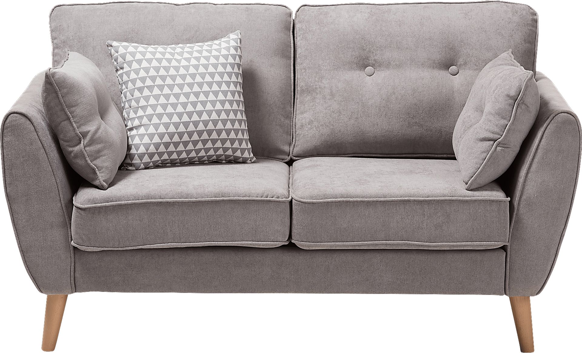 Breneman Gray Loveseat - Image 1