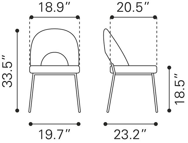 Brenmar Green Dining Chair, Set of 2 - Thumbnail - Image 11