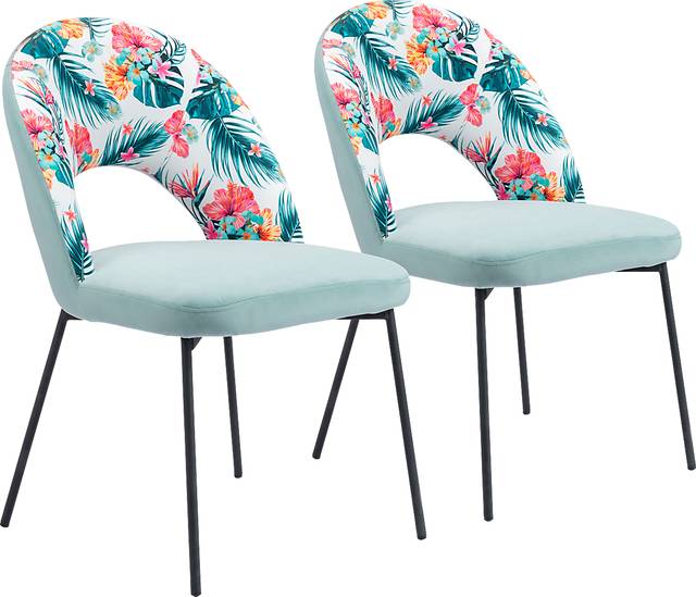 Brenmar Green Dining Chair, Set of 2 - Thumbnail - Image 1