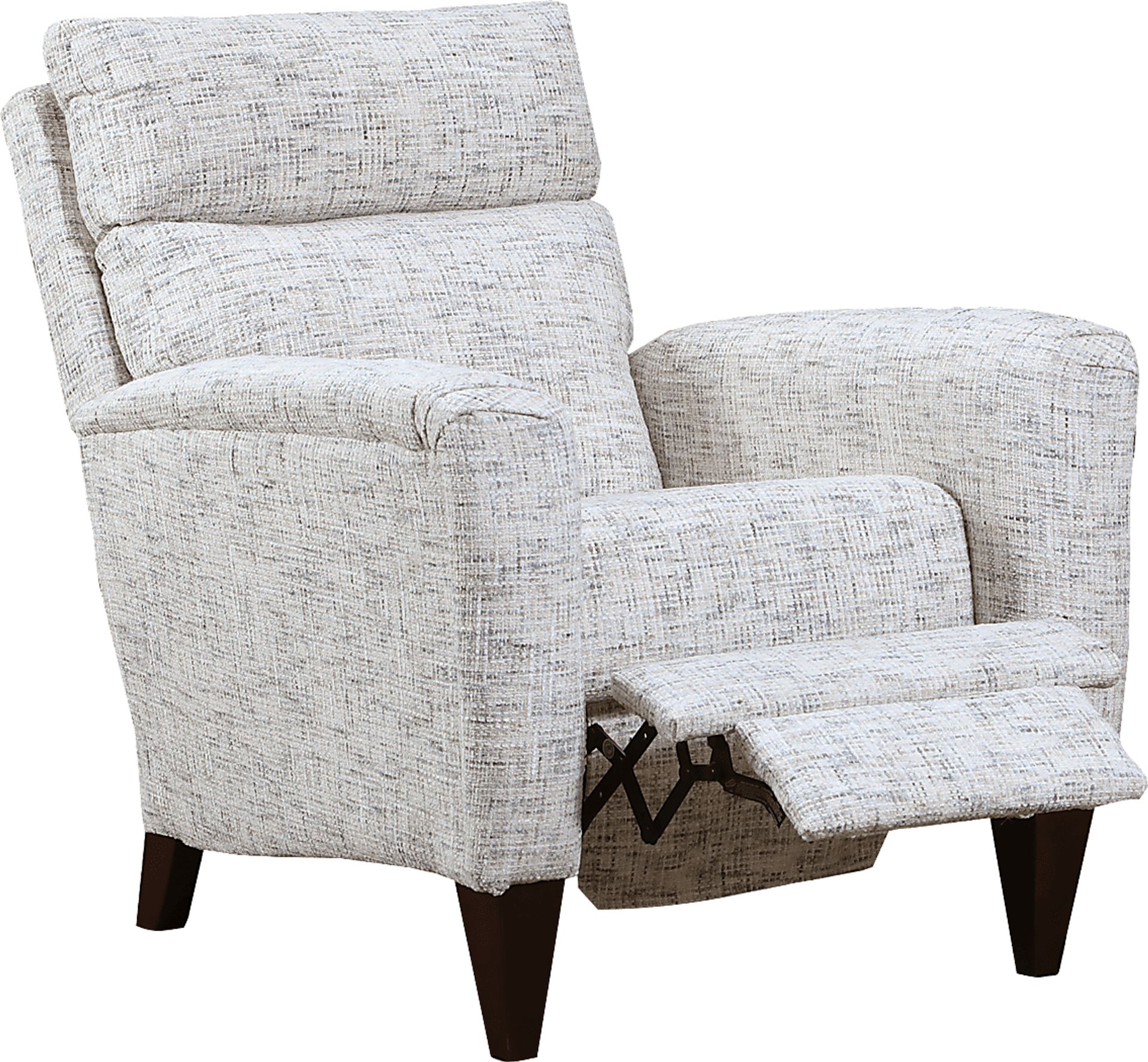 Brenner Blue Push Back Recliner - Image 1