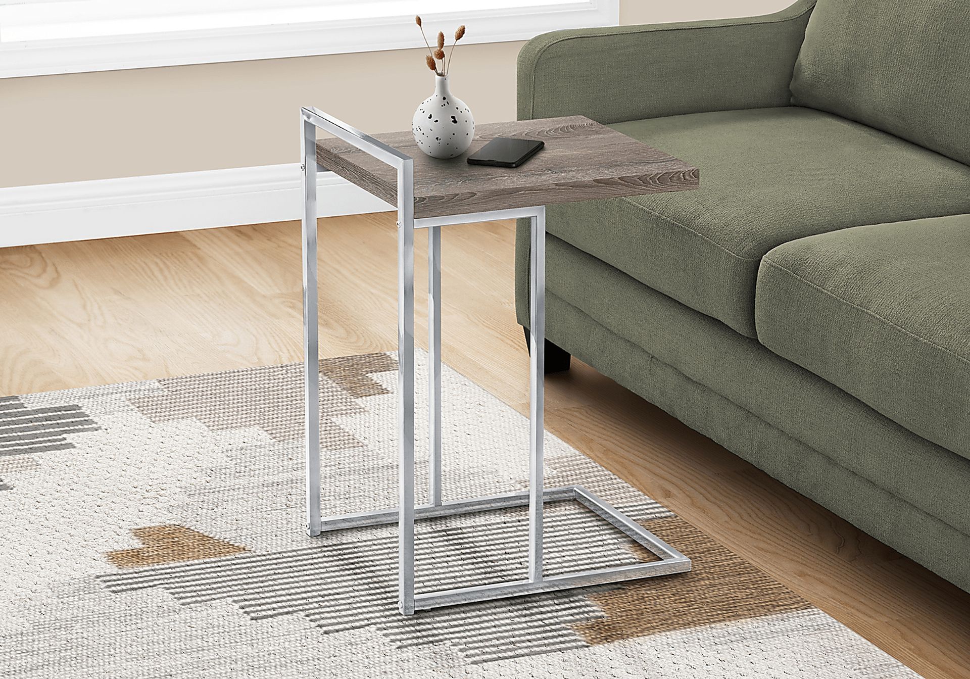 Brenteresa Grove Taupe Accent Table - Image 3